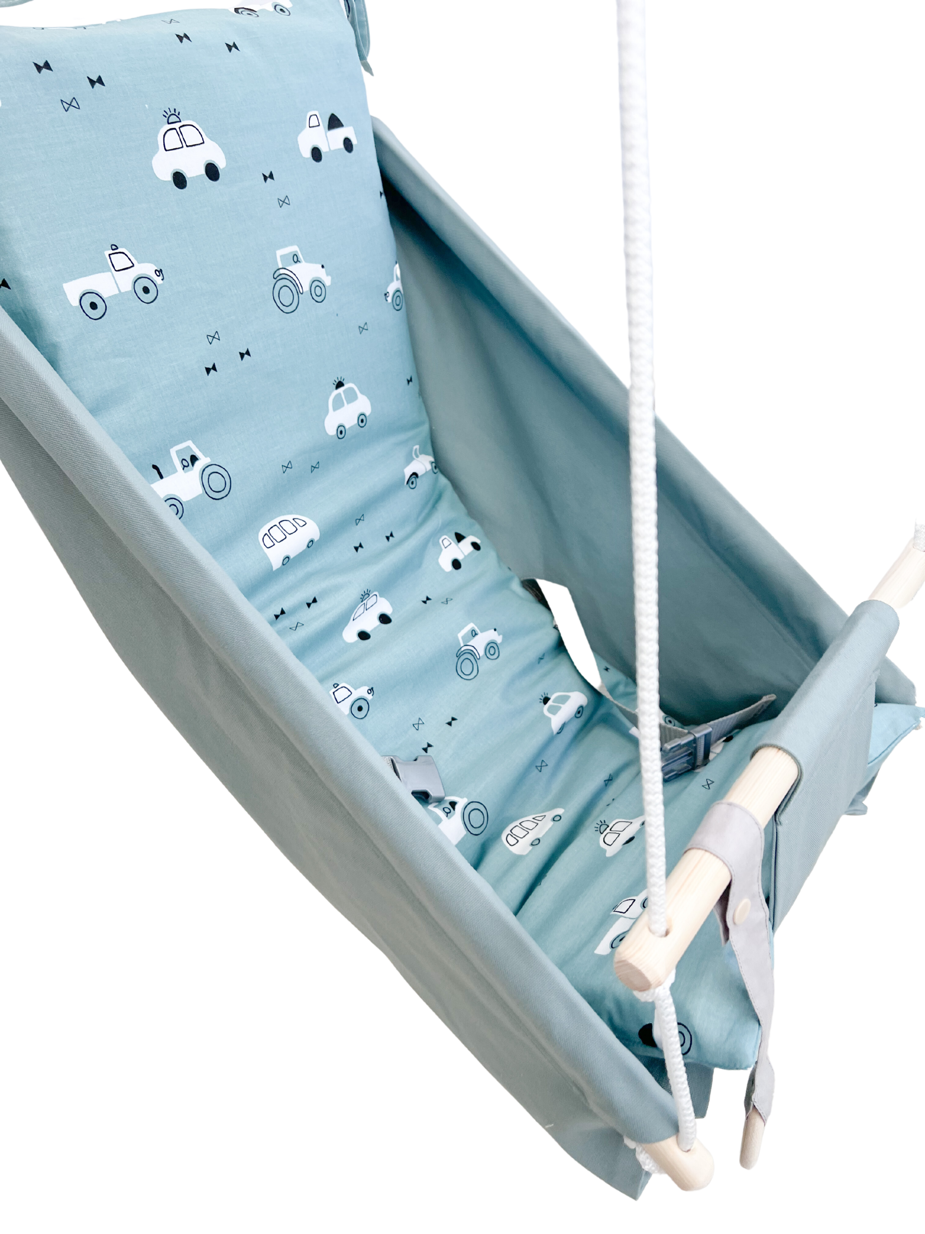 Hammock swing baby "Yellow safari animals"