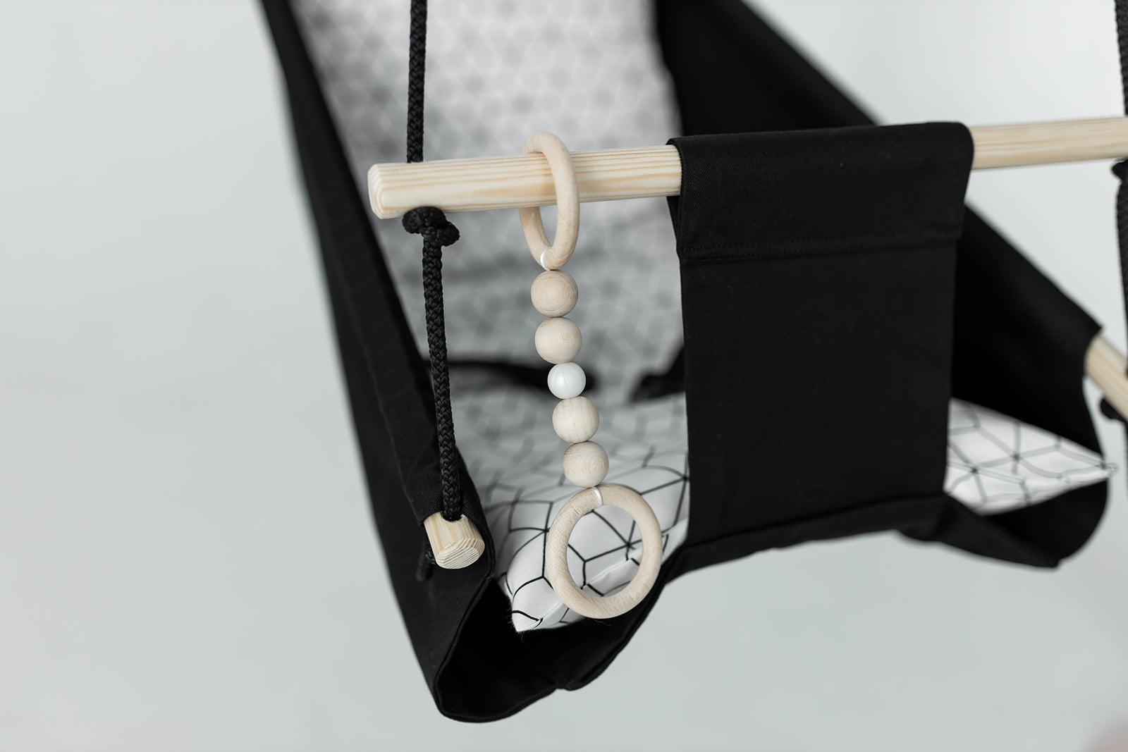 Hammock swing baby "Black rombs"