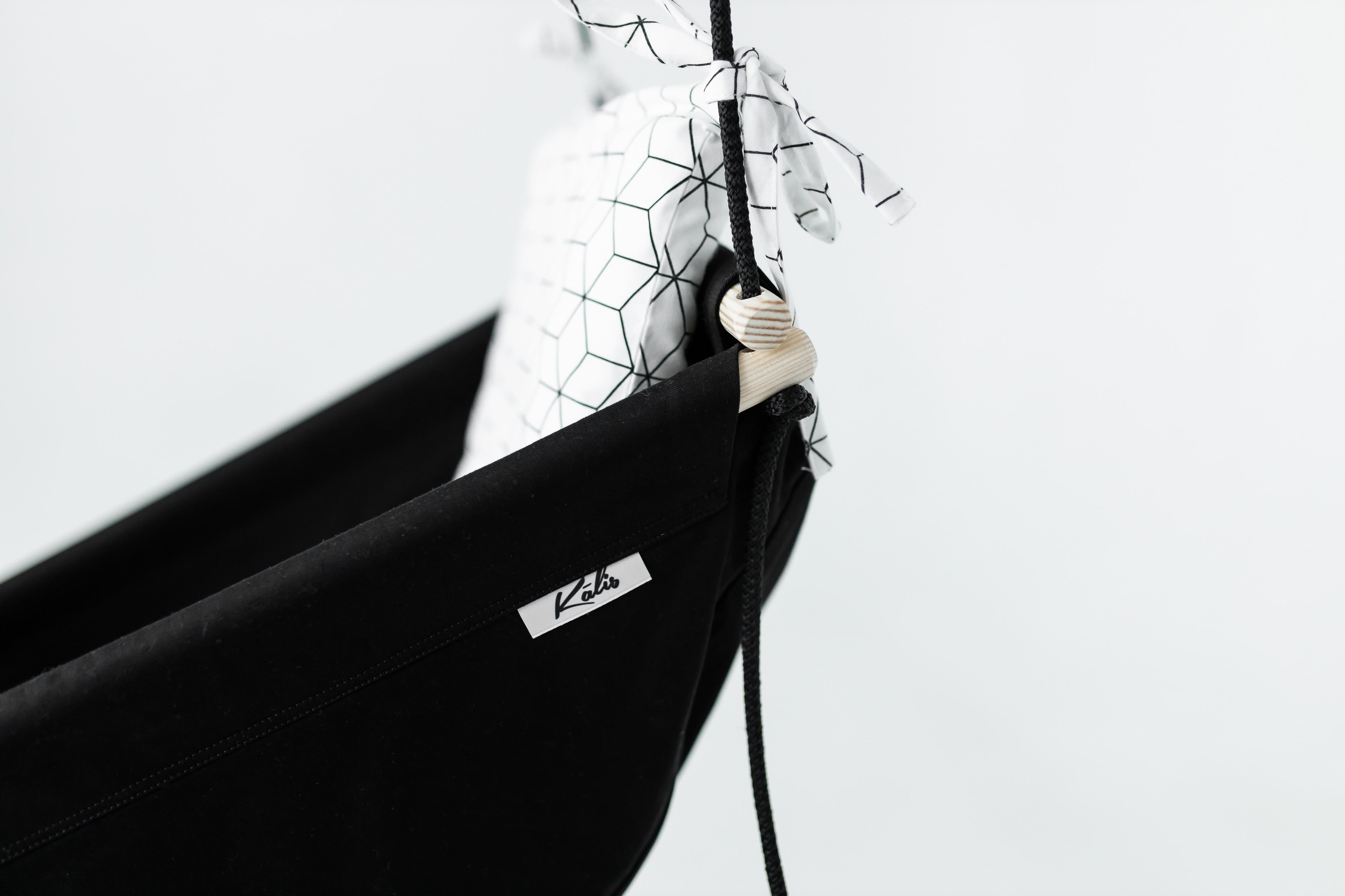 Hammock swing baby "Black rombs"