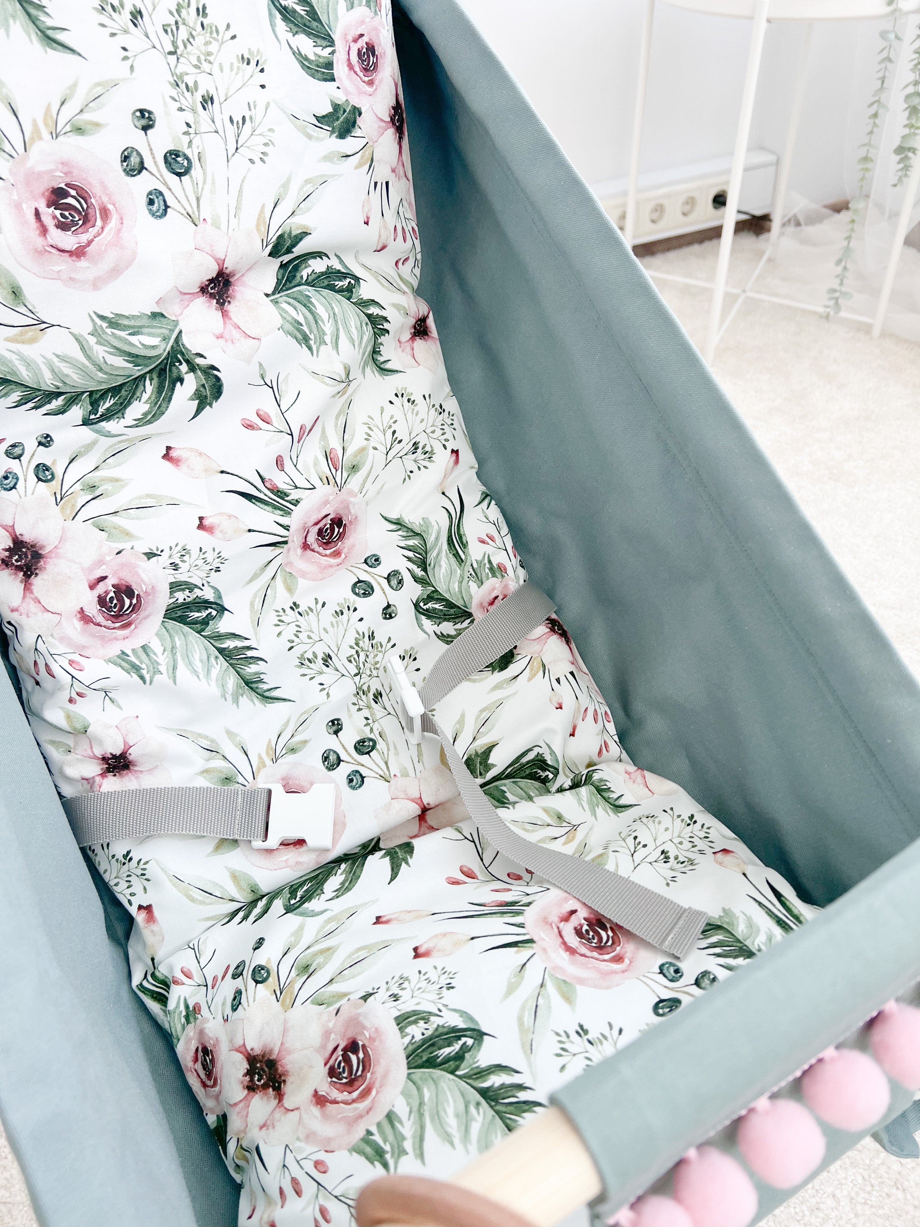 Hammock swing baby "Peonies"