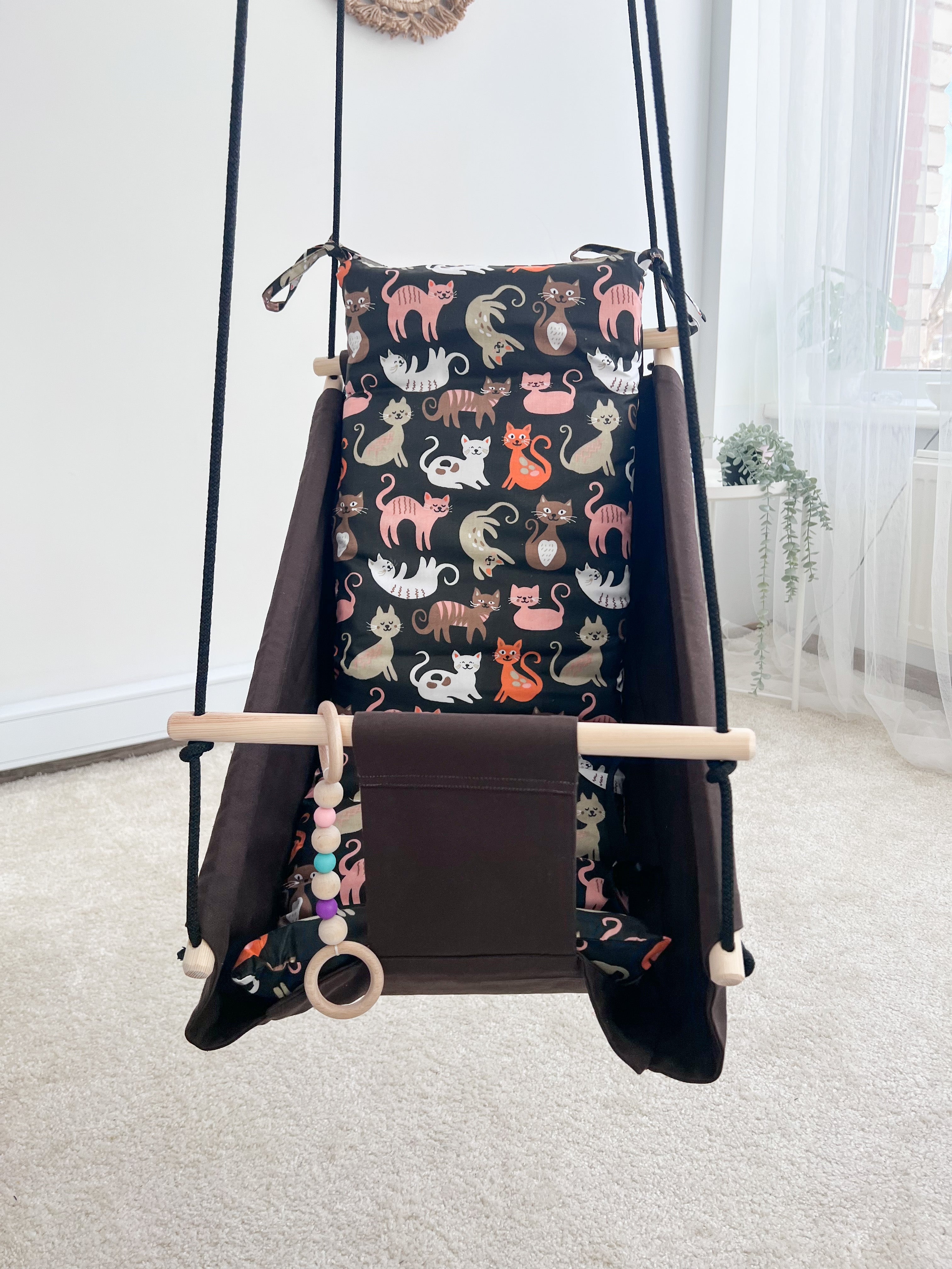 Hammock swing baby "Cats"