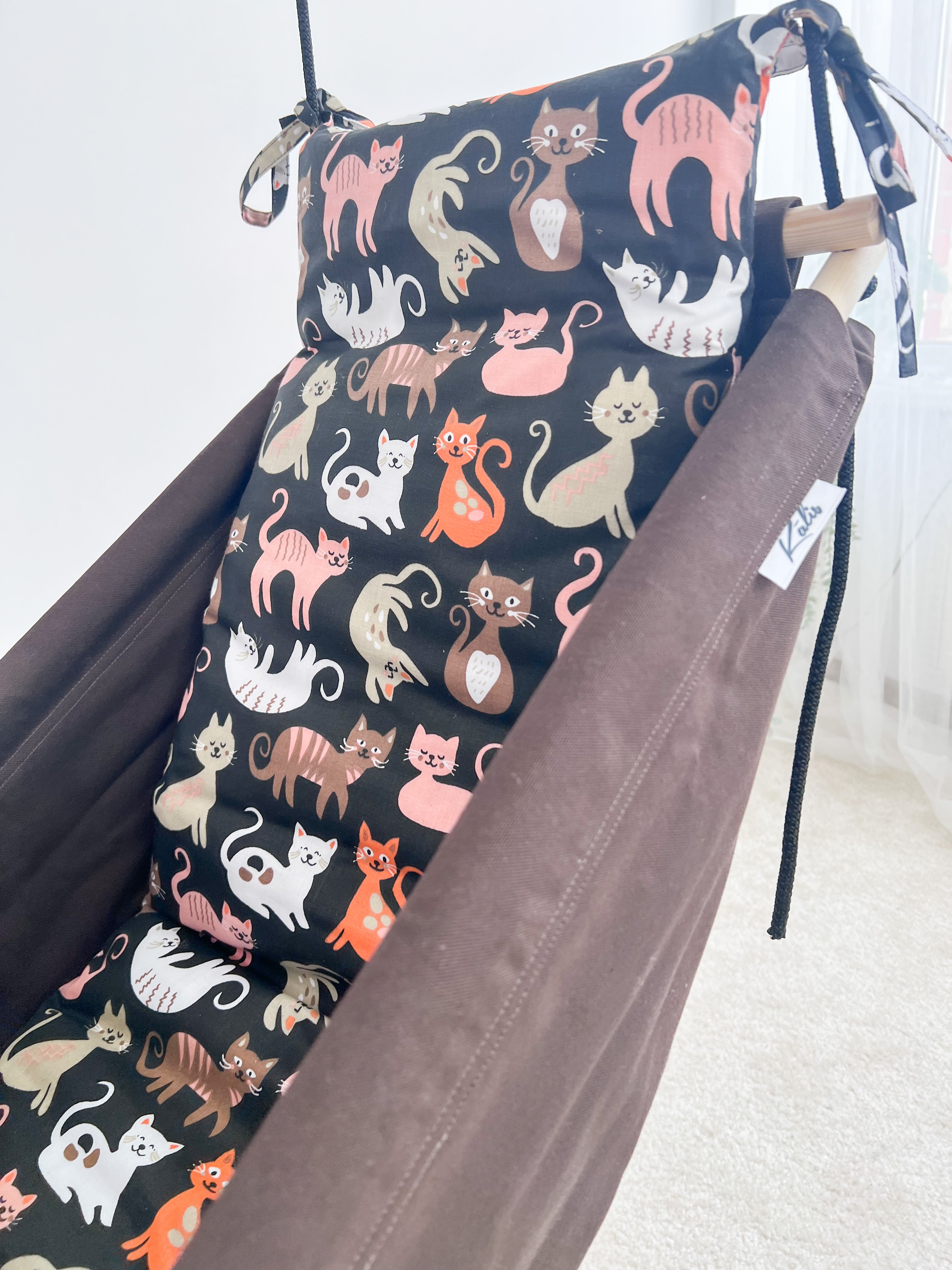 Hammock swing baby "Cats"