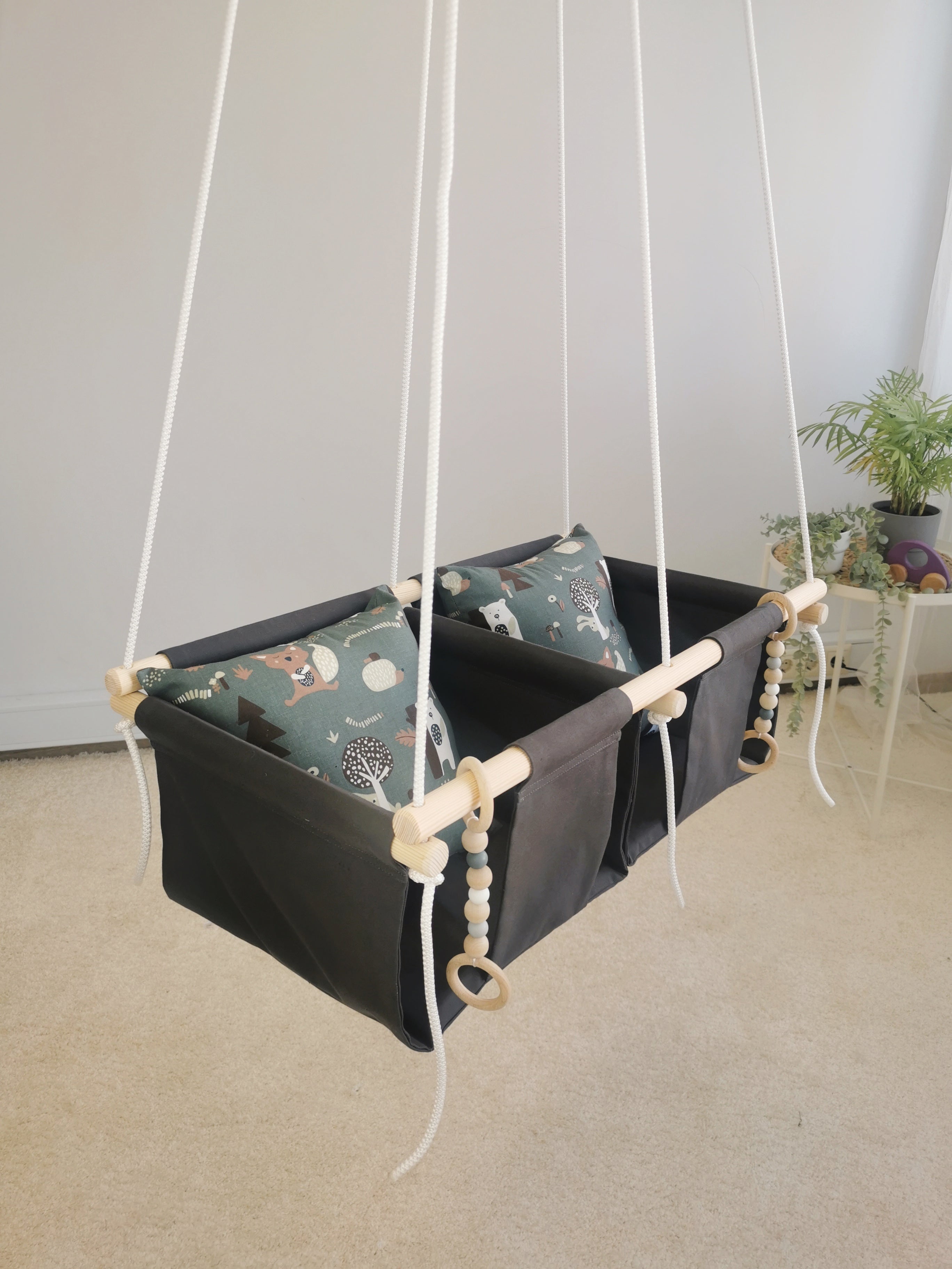 Twin Swing "Forest animal"