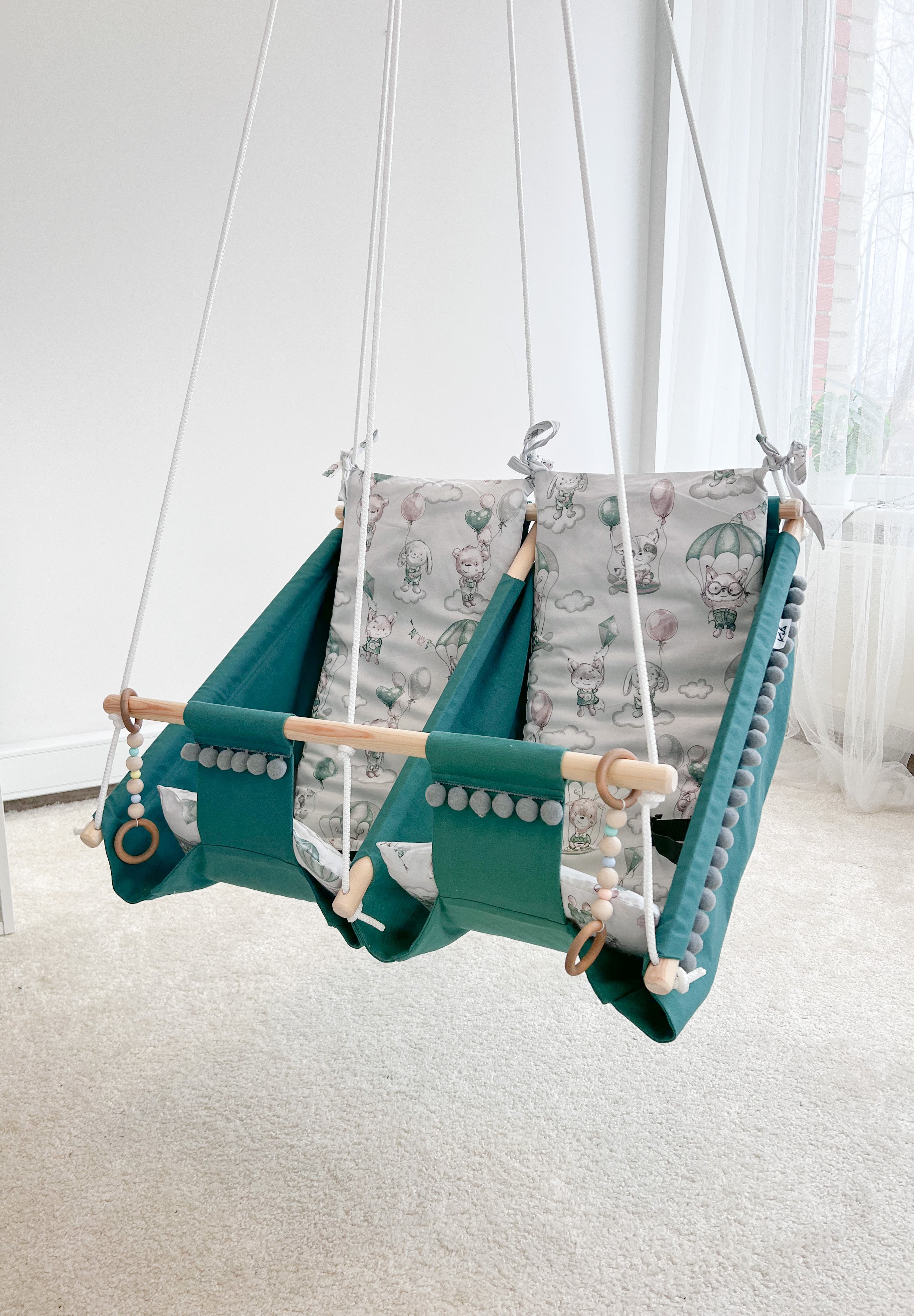 Twin hammock swing "Childhood"
