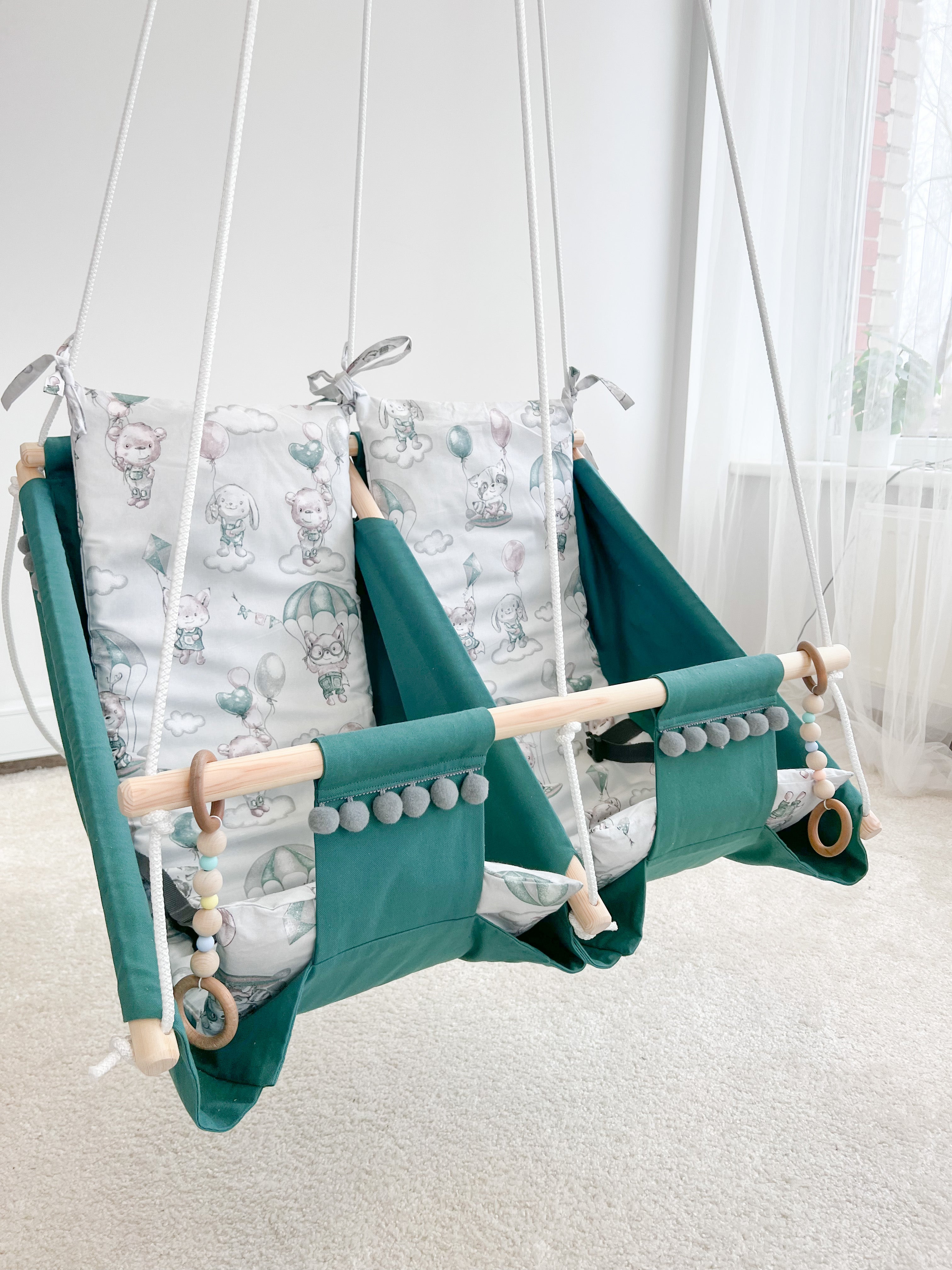 Twin hammock swing "Childhood"