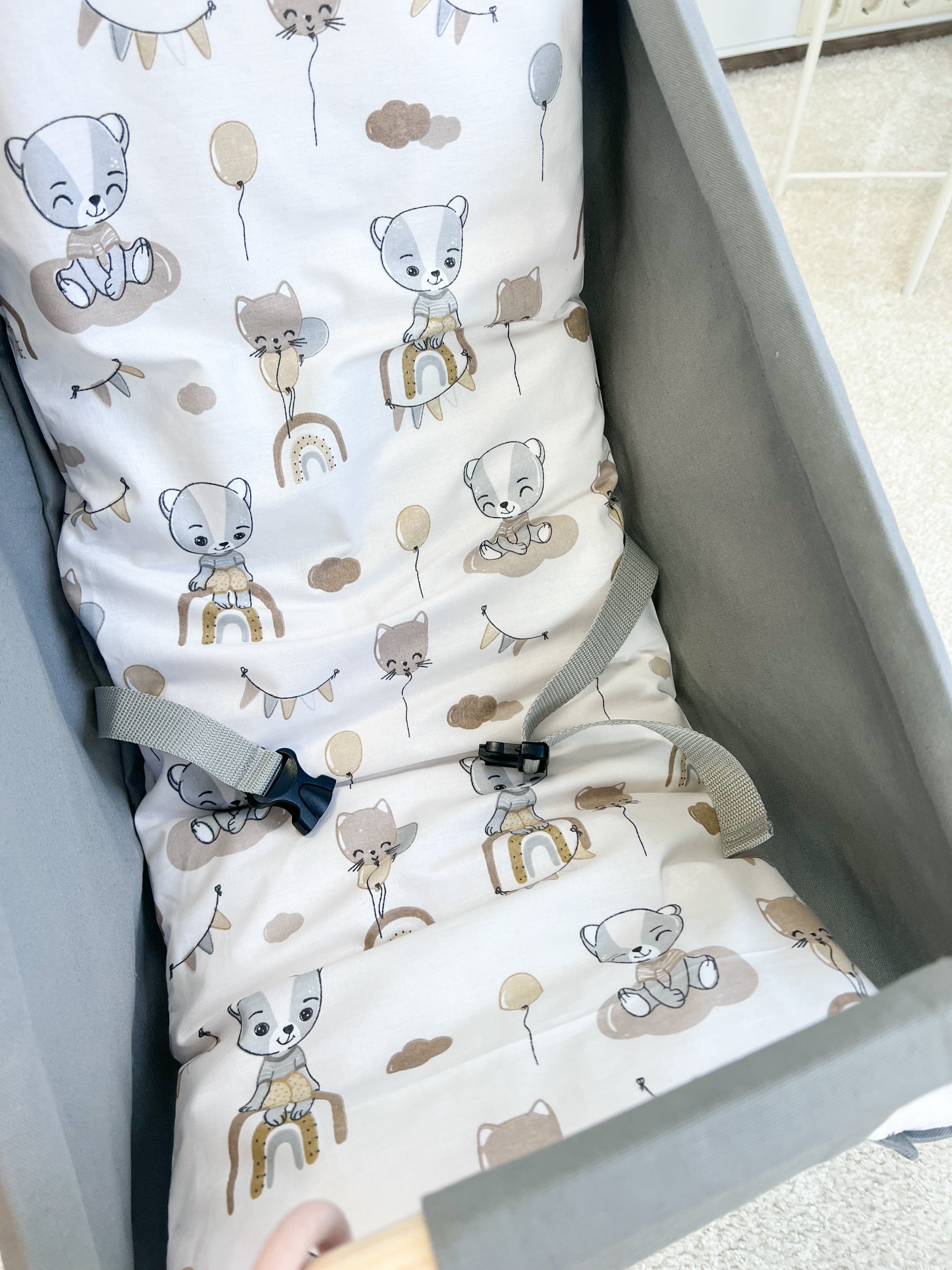 Hammock swing baby "Gray baby bear"