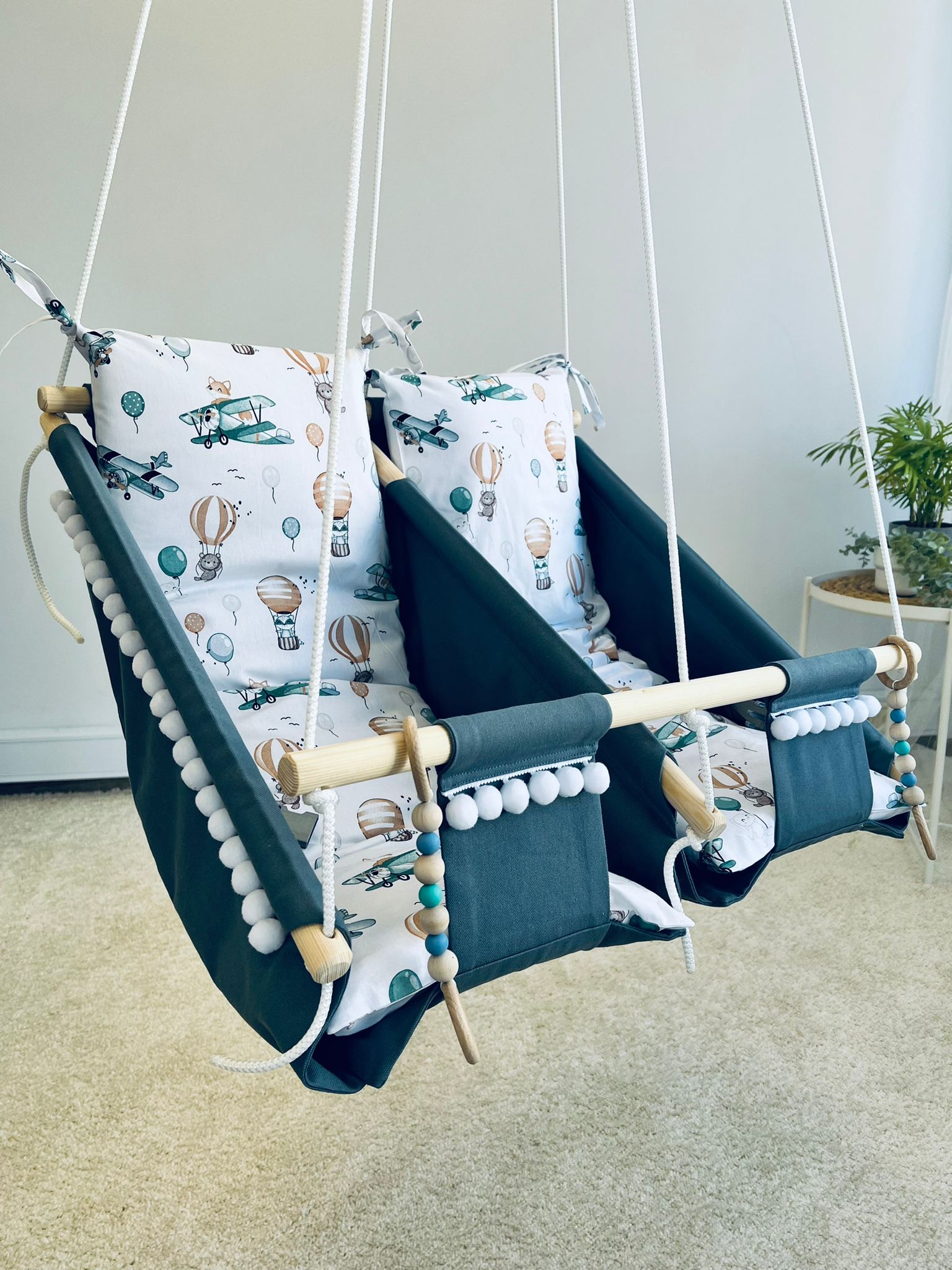 Twin hammock swing "Balloon"