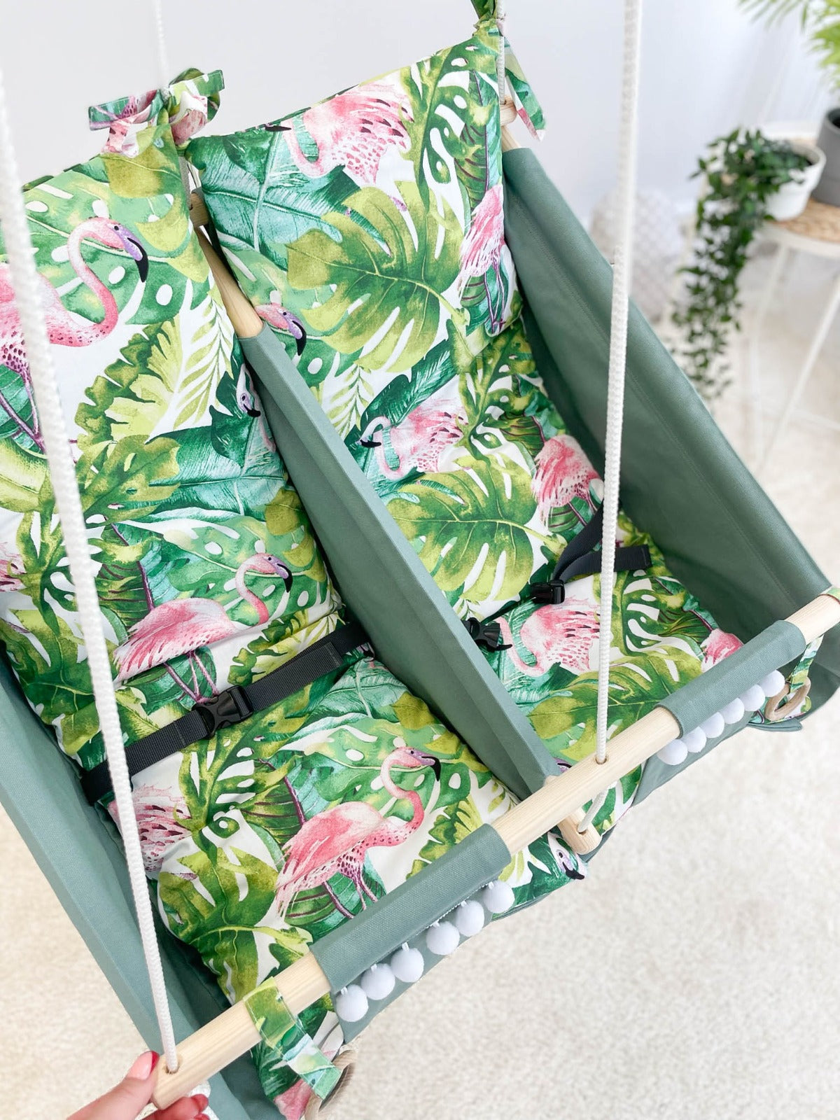 Twin hammock swing "Flamingo"