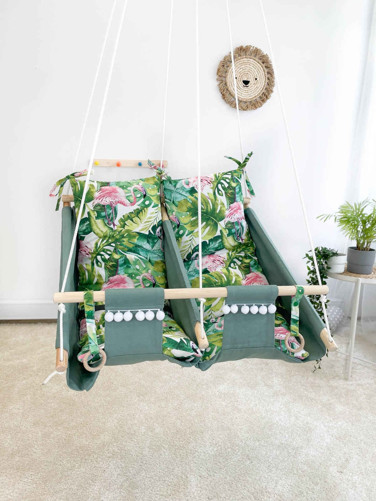 Twin hammock swing "Flamingo"