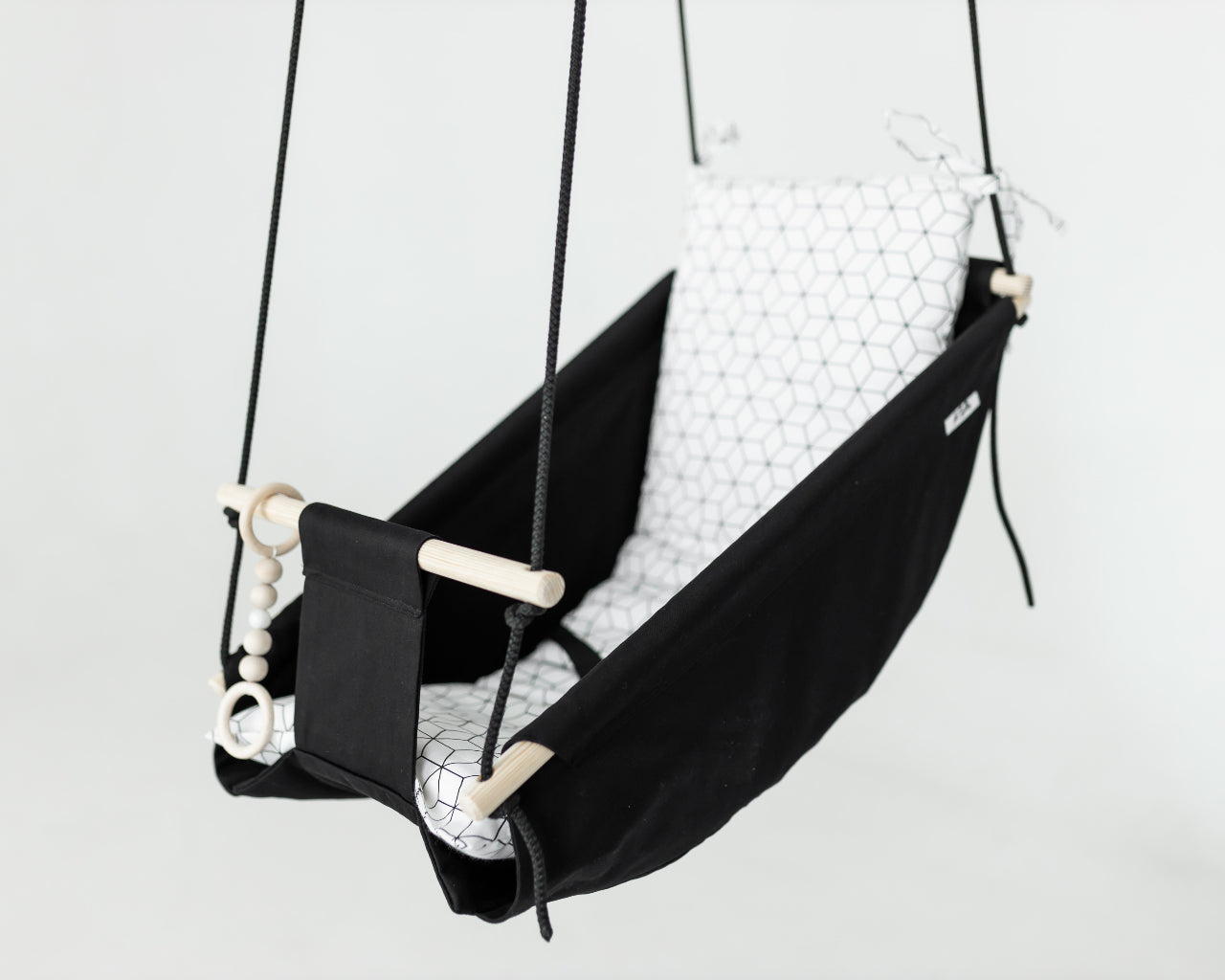 Hammock swing baby "Black rombs"