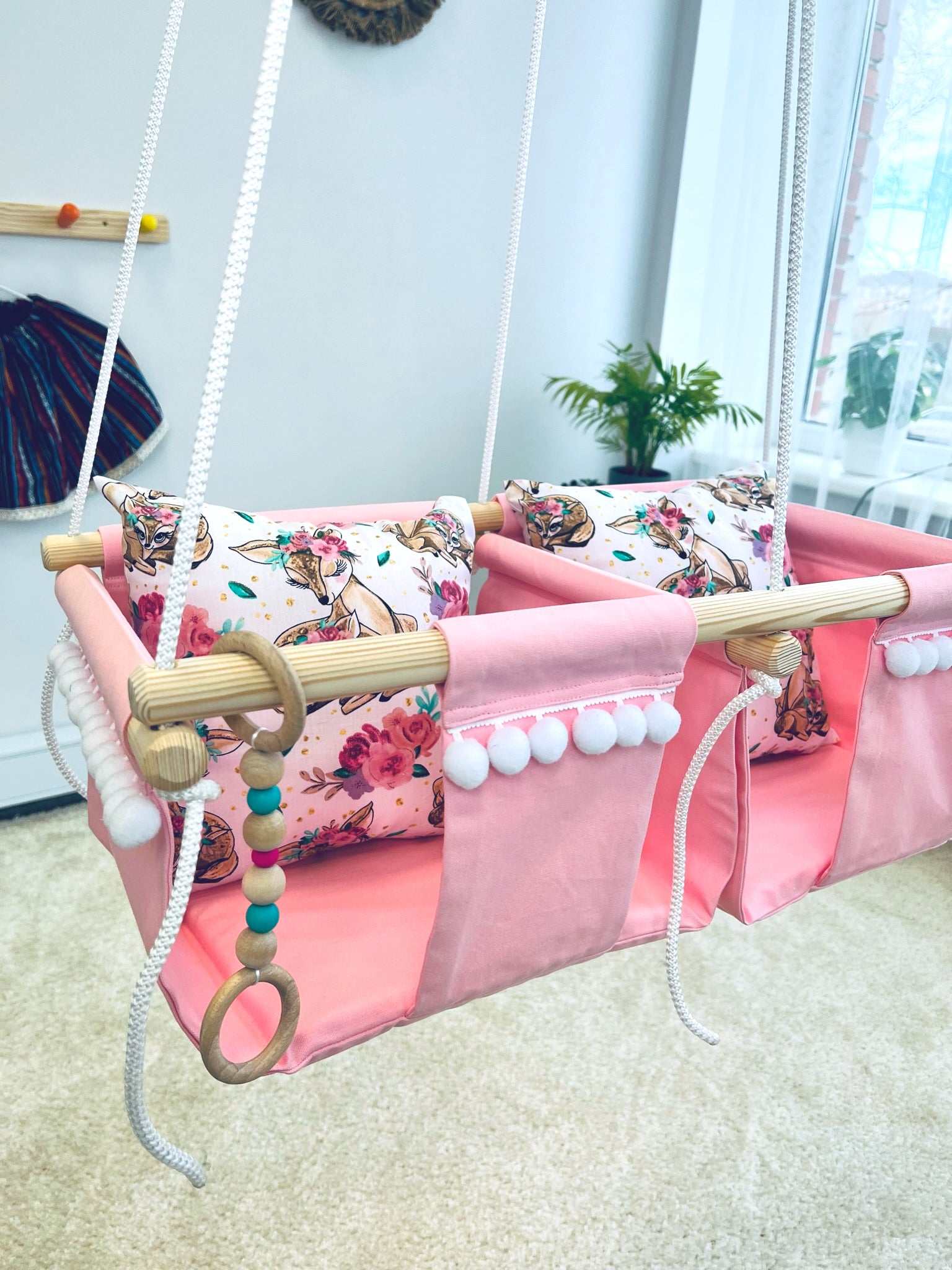 Twin Swing "Girl Deer"