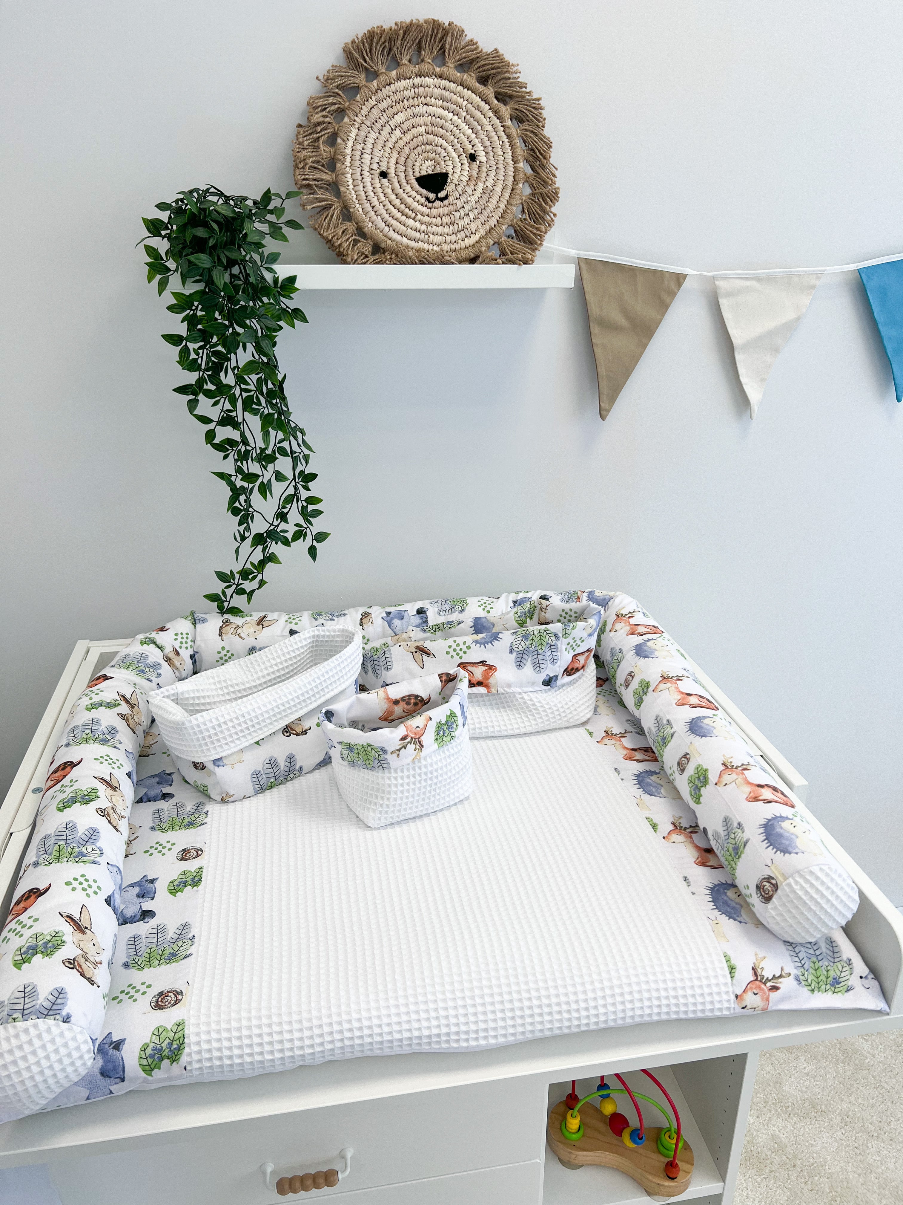 Cotton changing pad - Hedgehogs