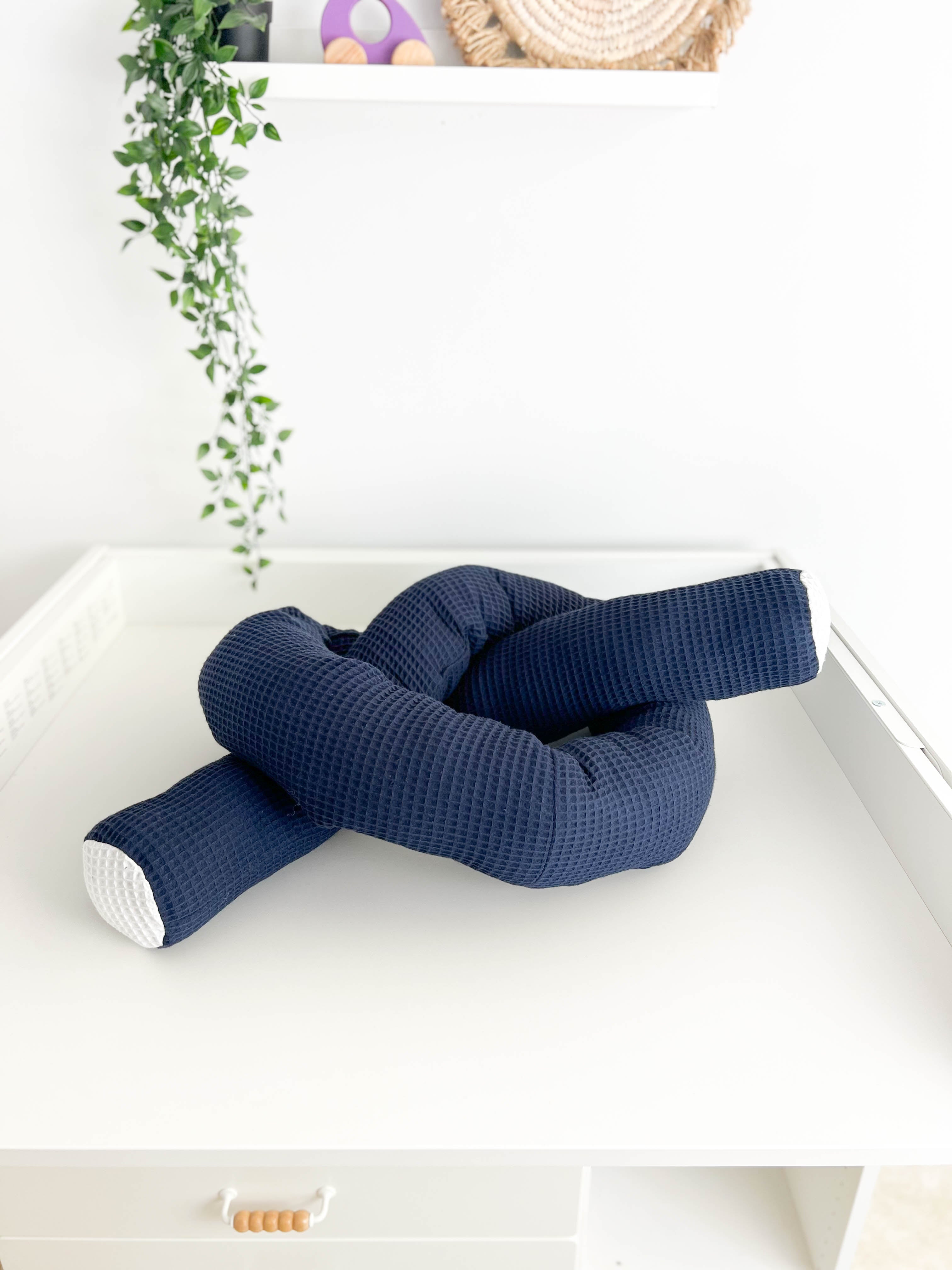 Cotton changing pad - Navy blue