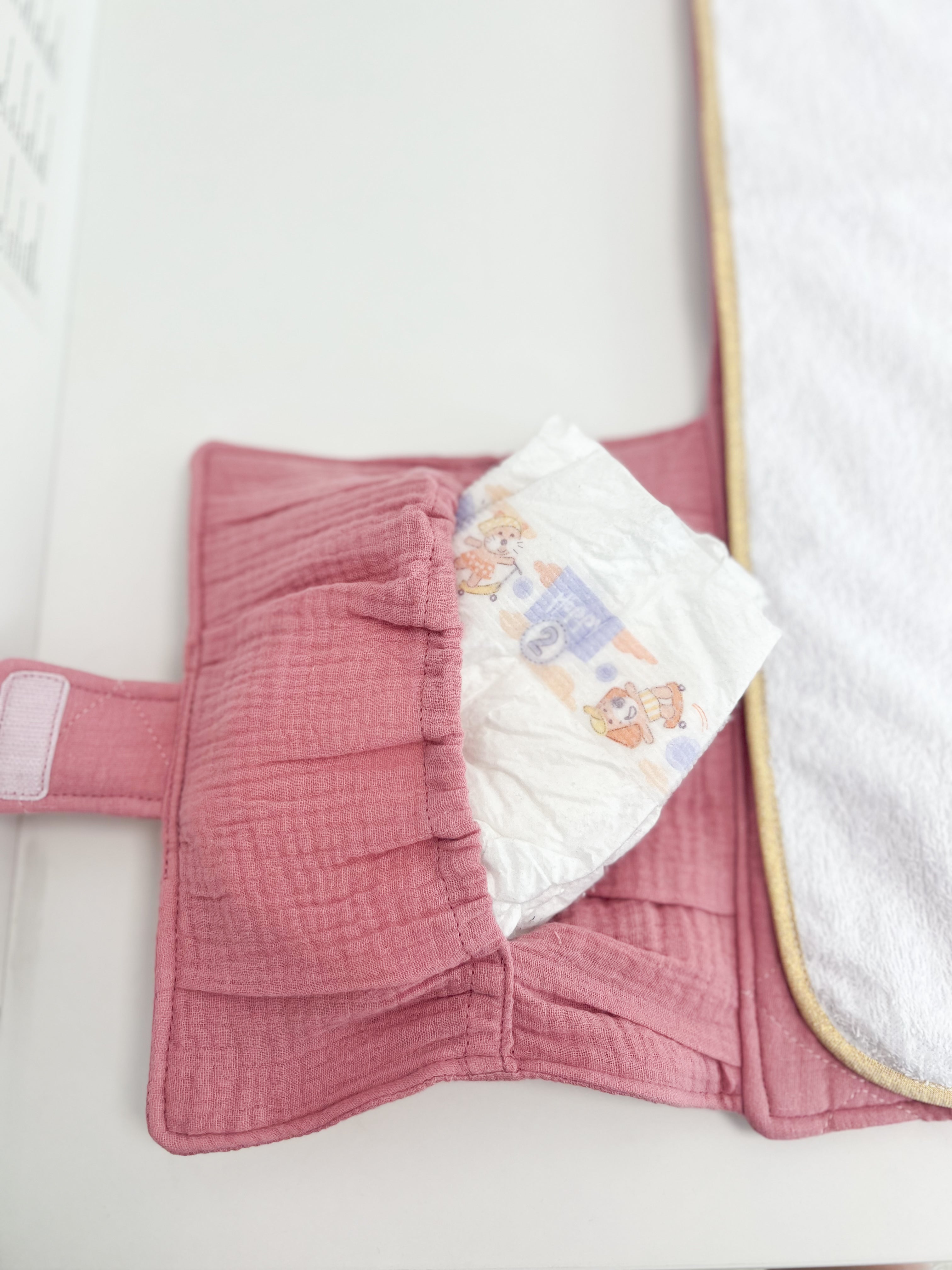 Travel changing pad - Pink