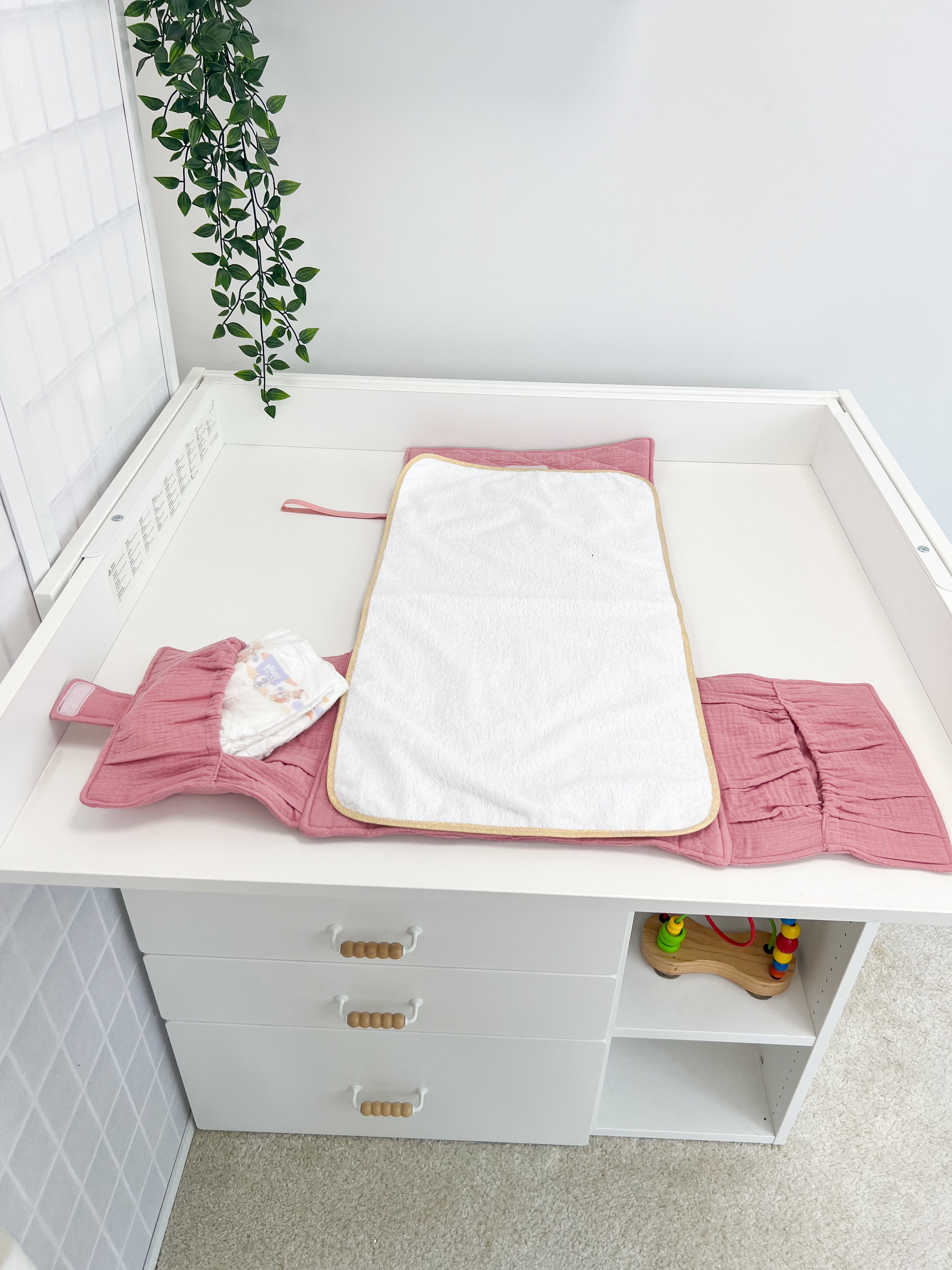 Travel changing pad - Pink