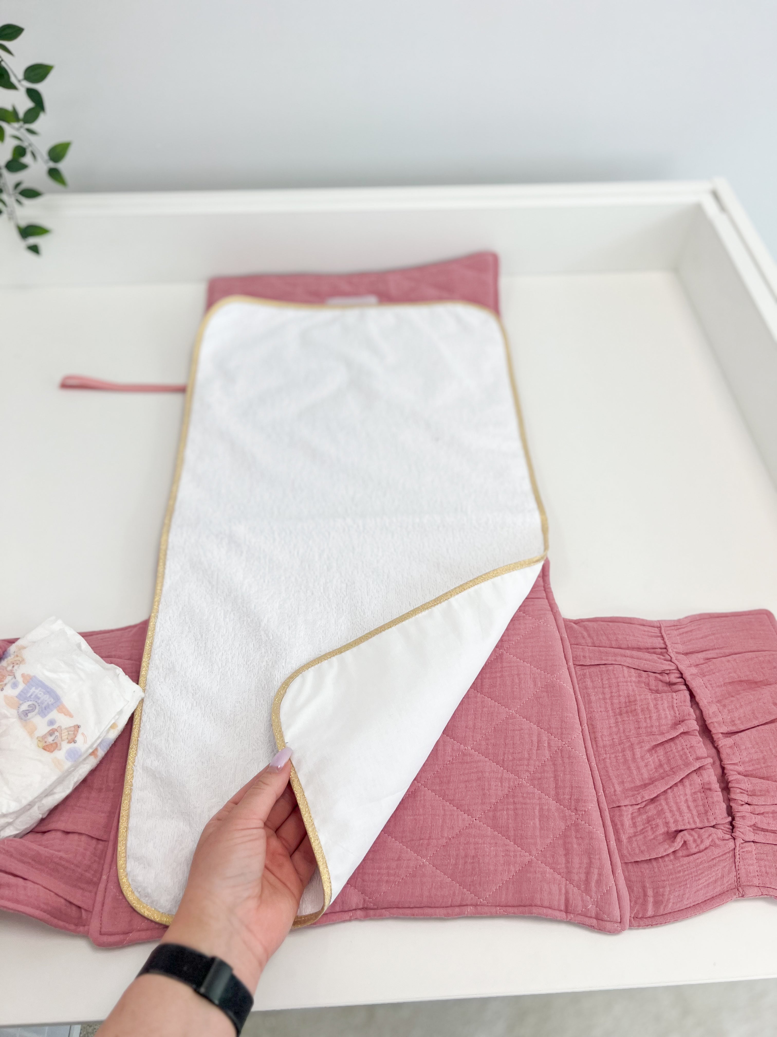 Travel changing pad - Pink
