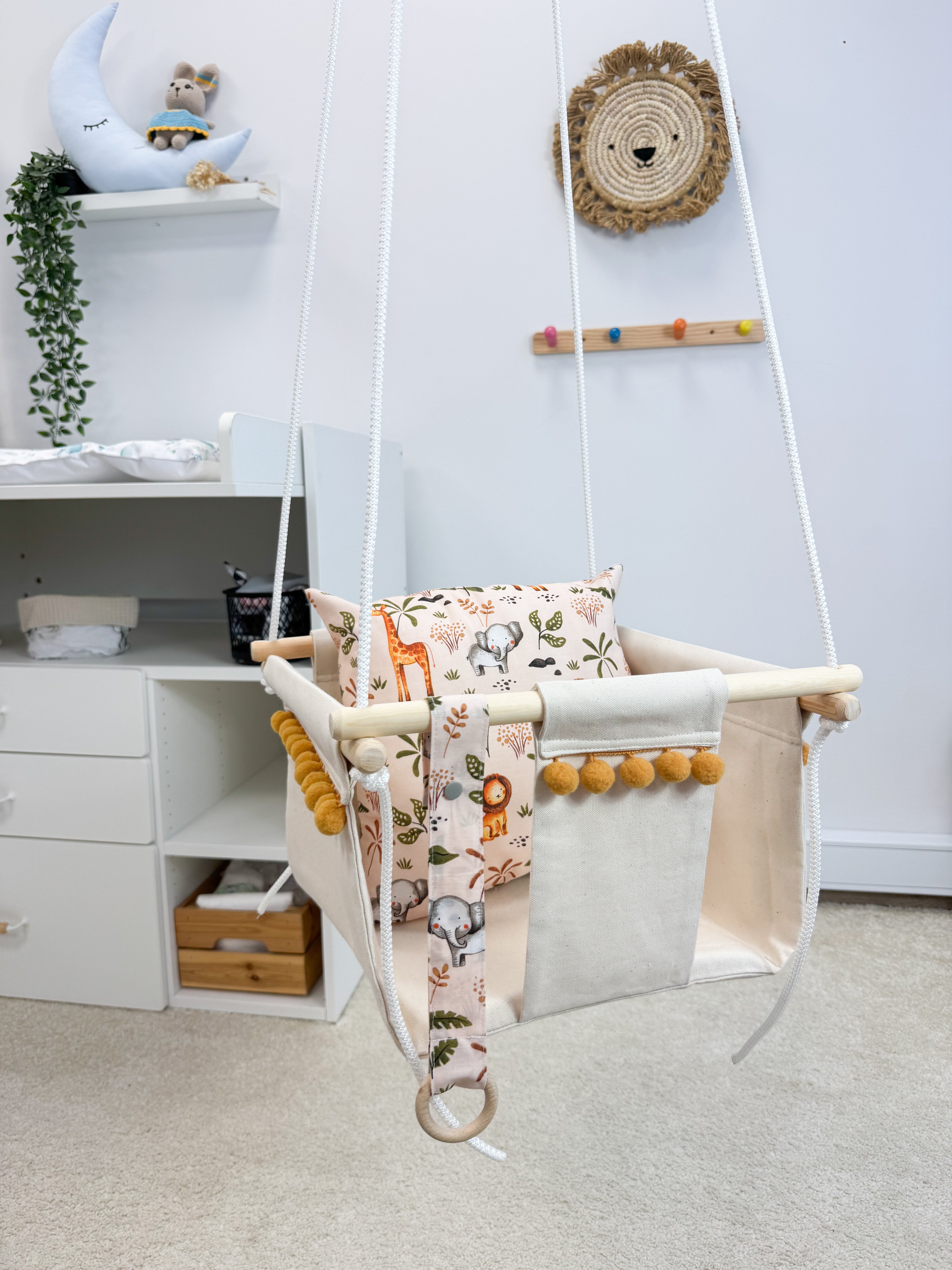 Klasiskās šūpoles "Žirafe"