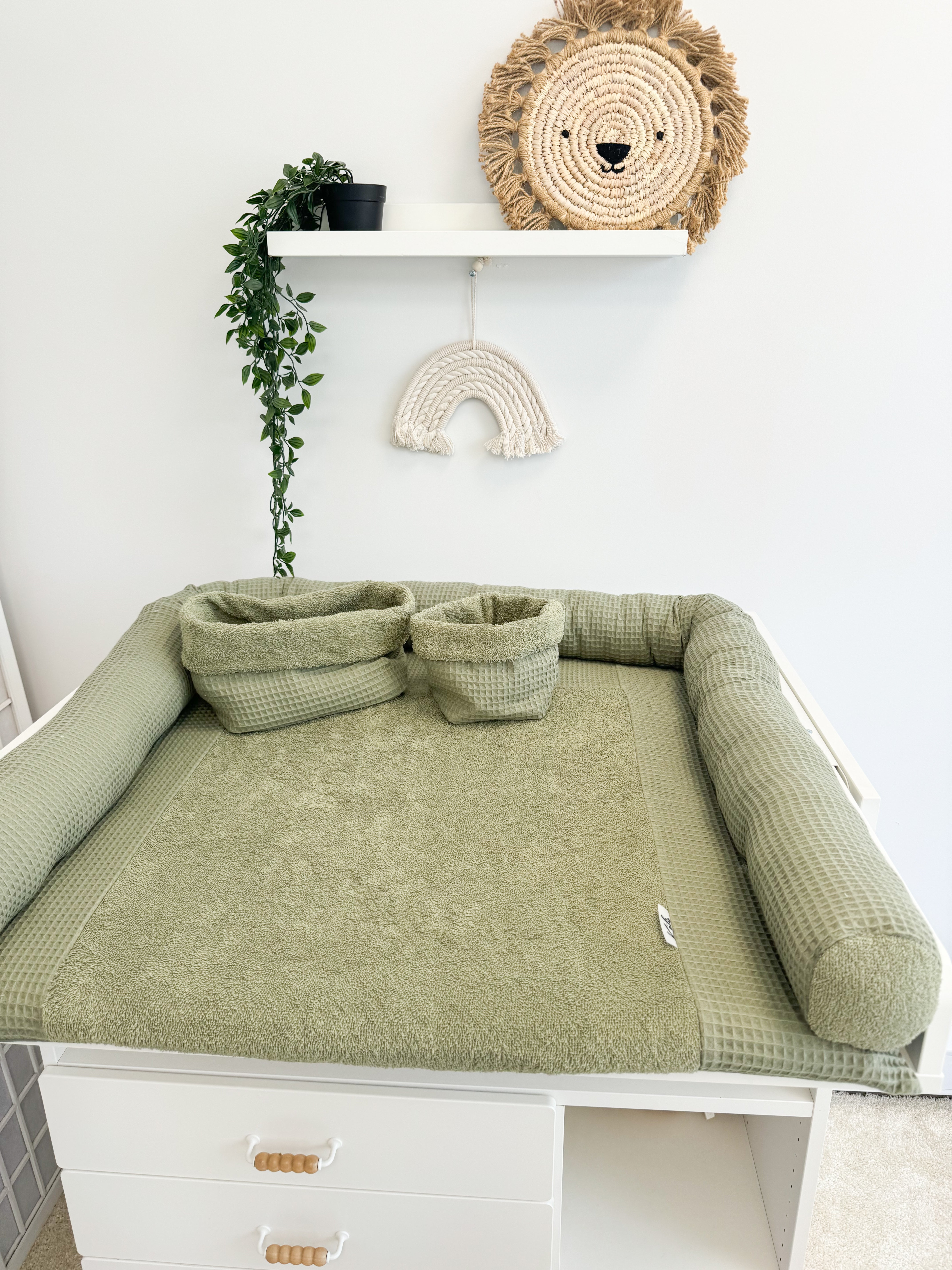 Sage green Changing pad