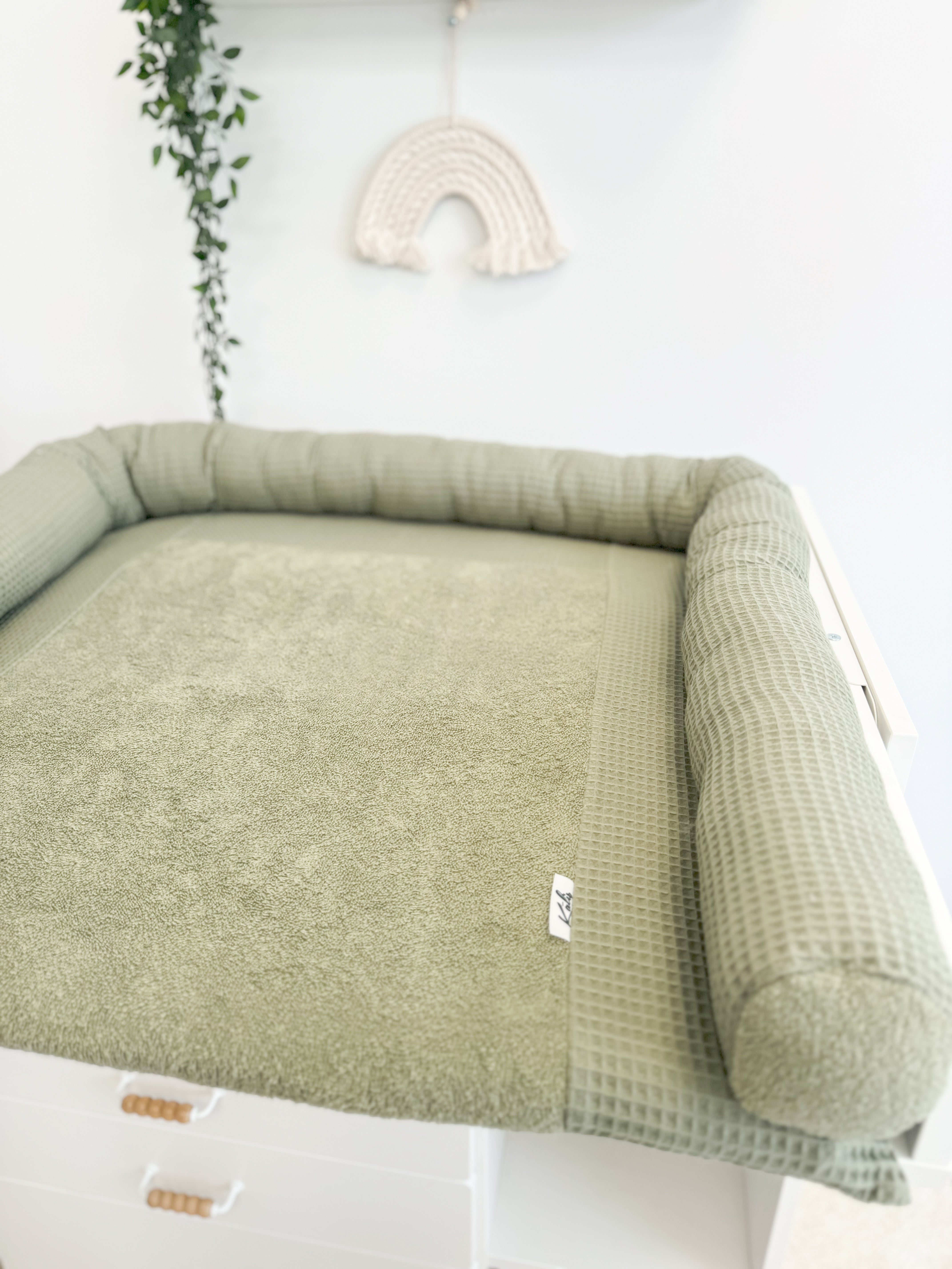 Sage green Changing pad