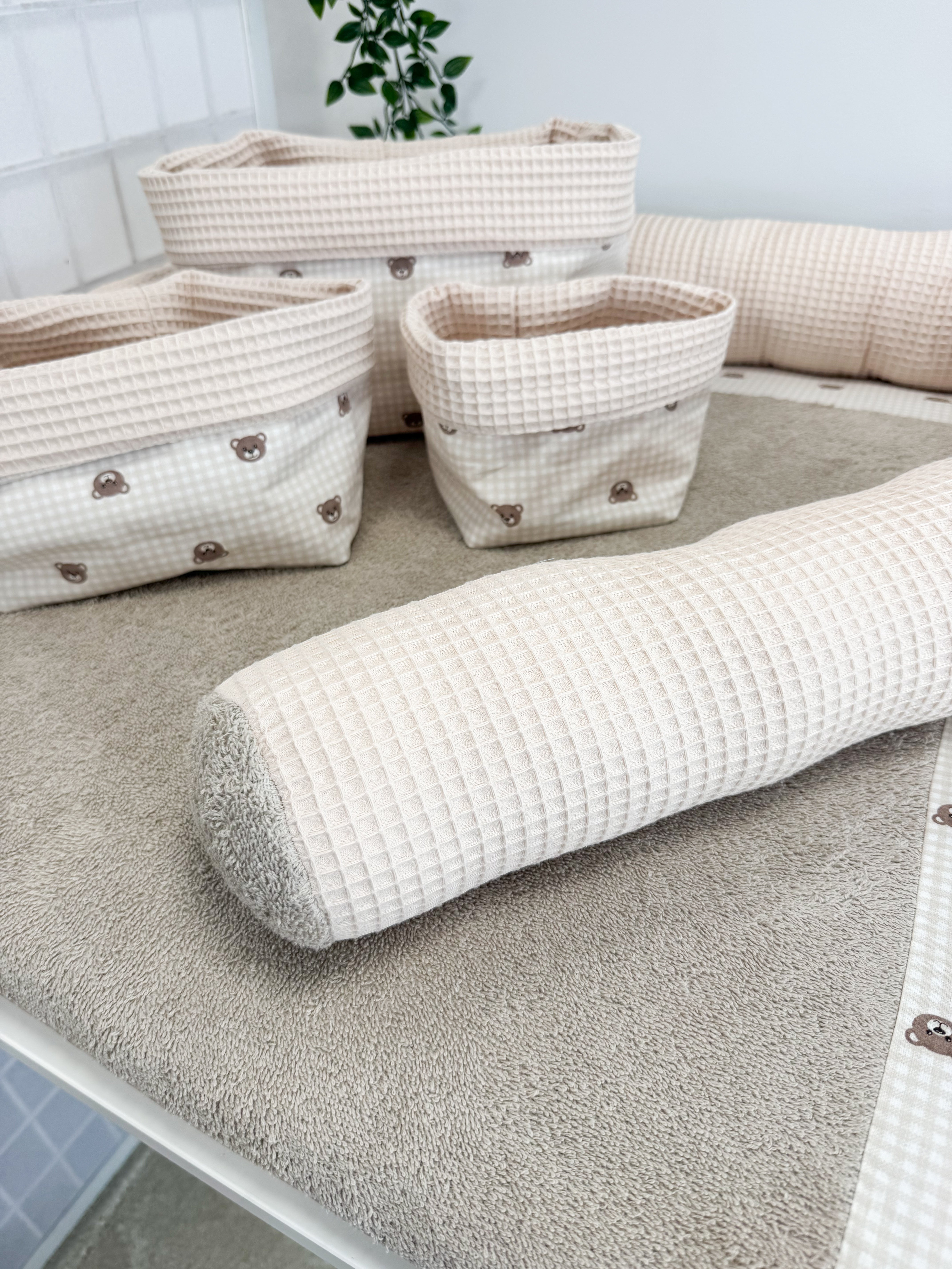 Cotton changing pad - Bears