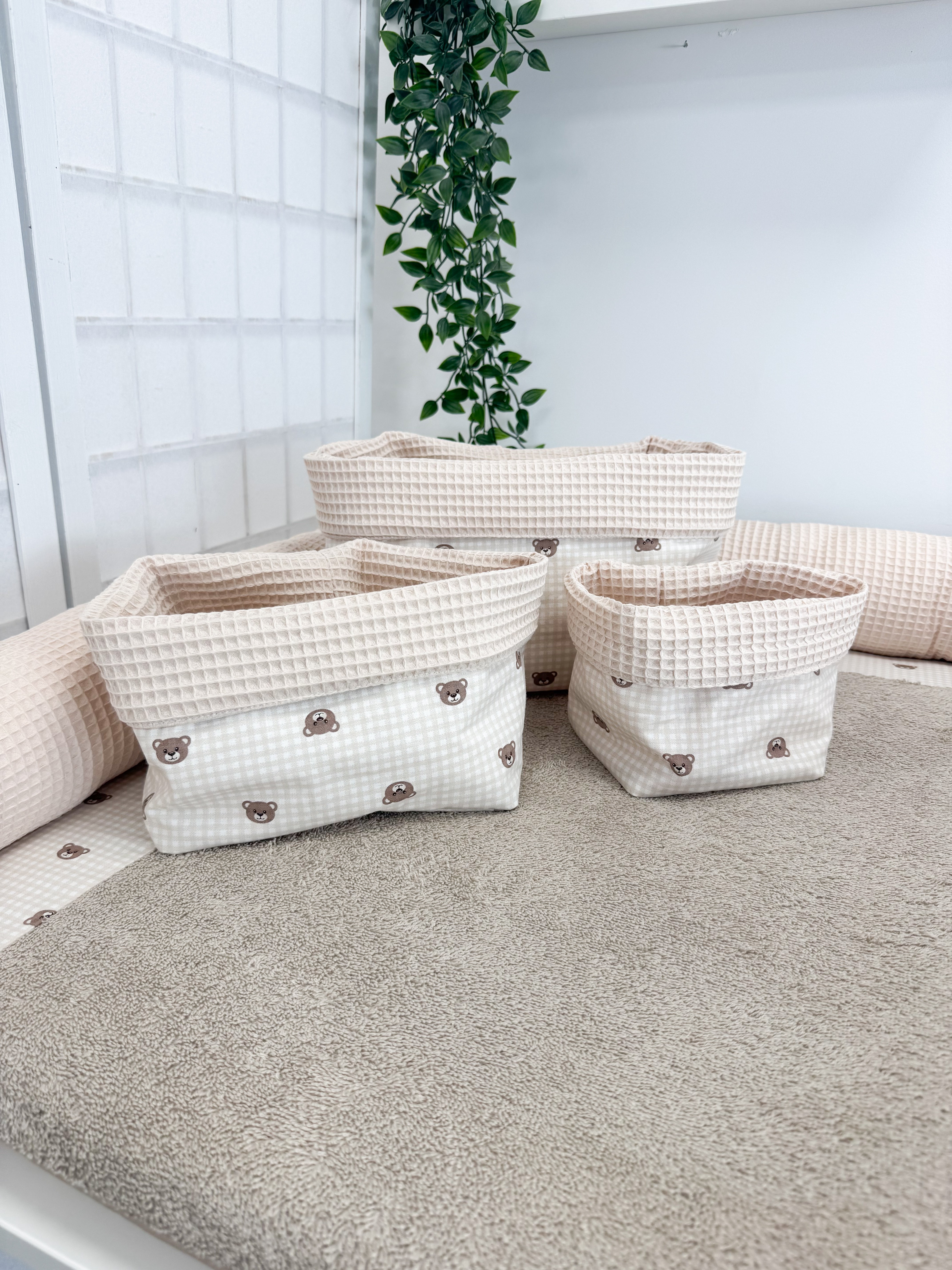 Cotton changing pad - Bears