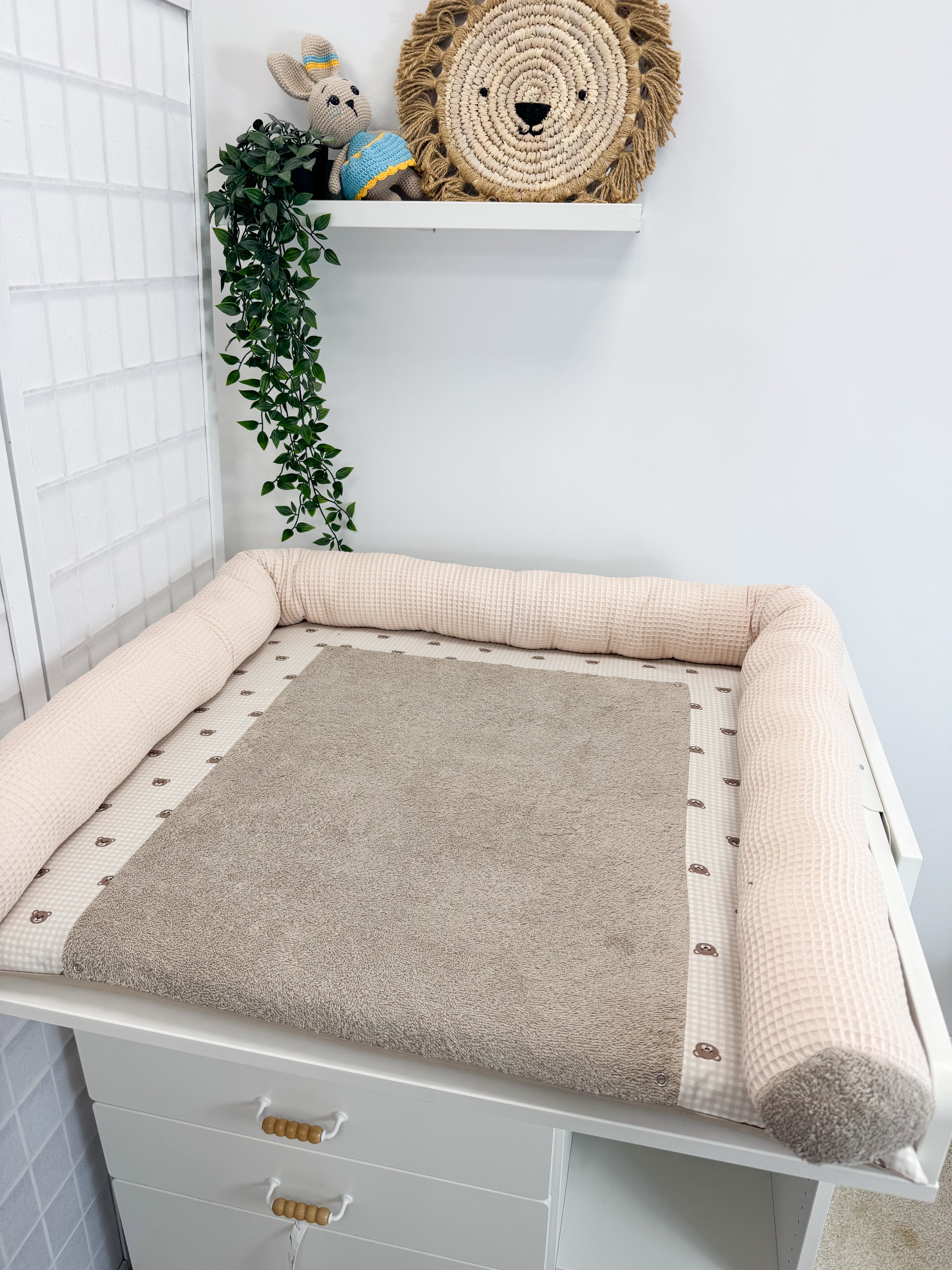 Cotton changing pad - Bears