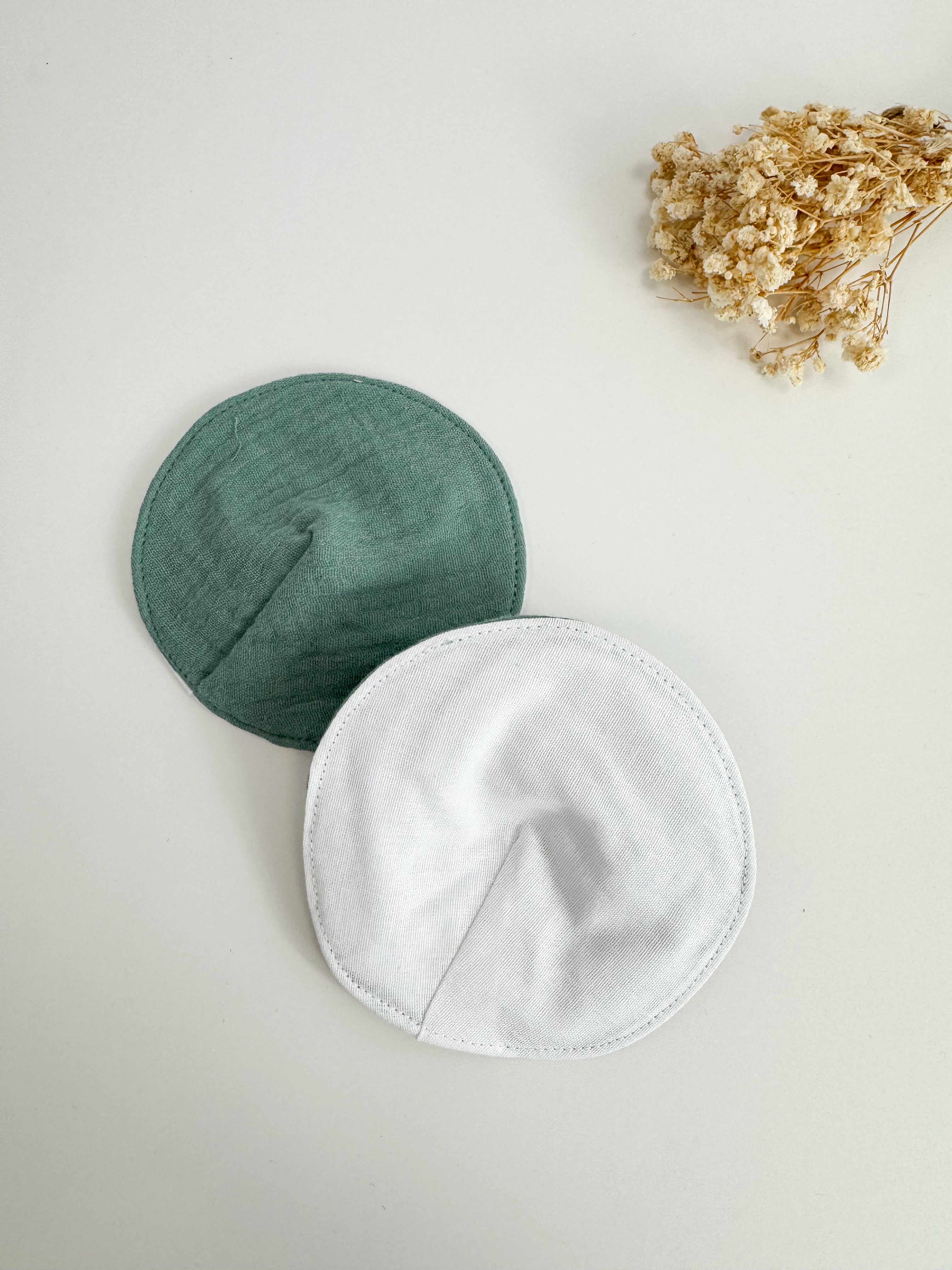 Breastfeeding pads -  Sage green