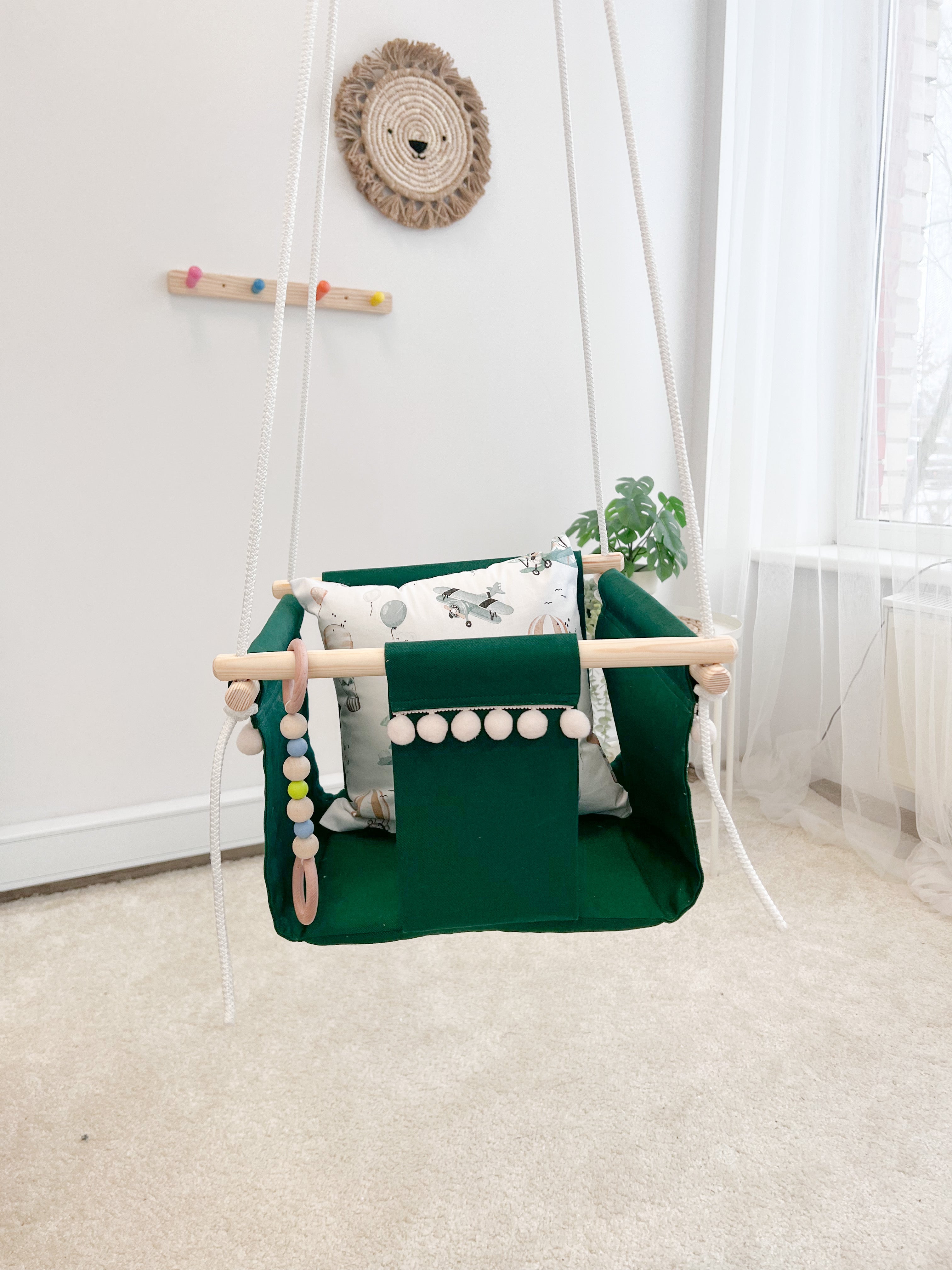 Dark green Swing "Plane"