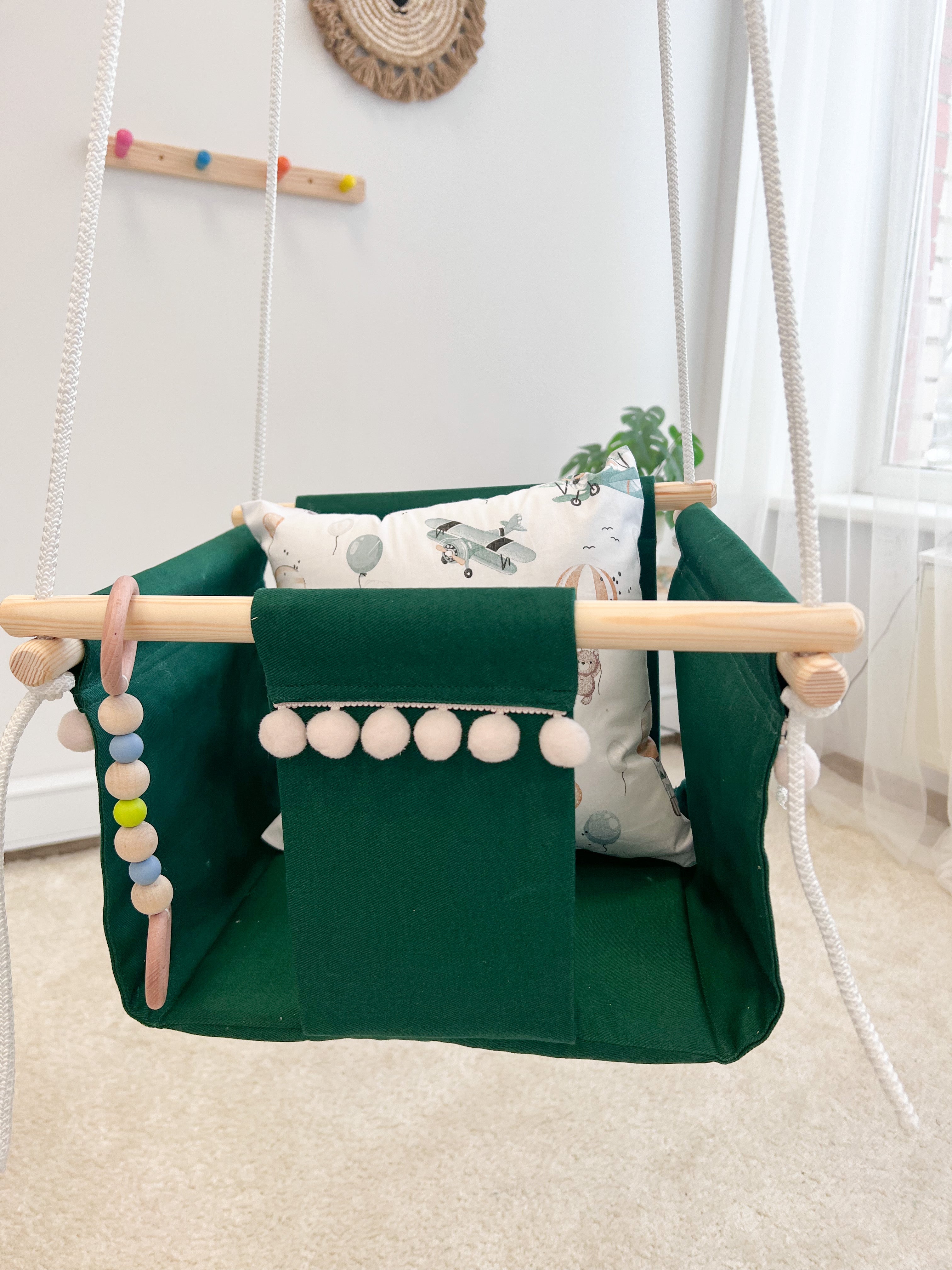 Dark green Swing "Plane"