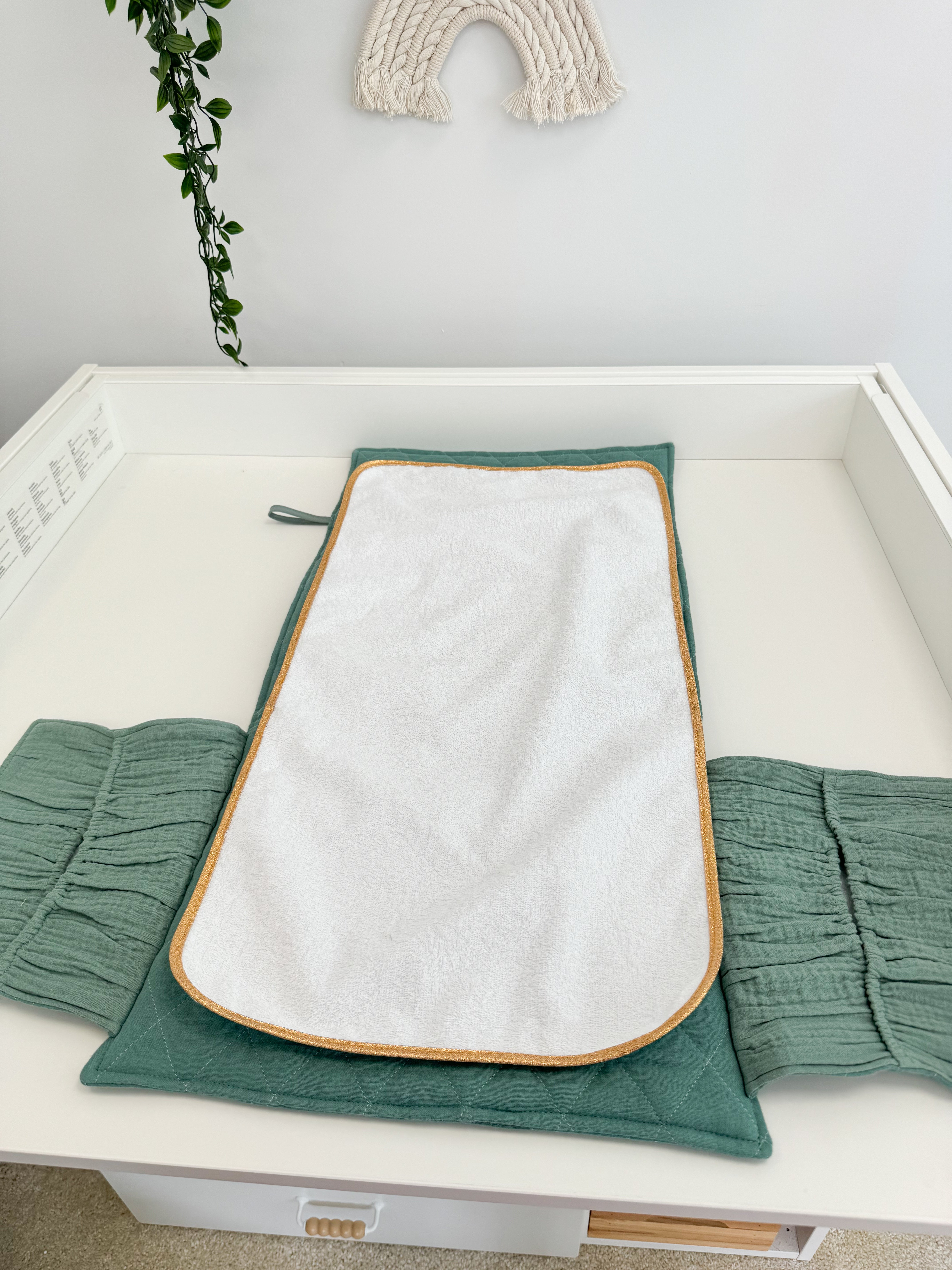 Travel changing pad - Green