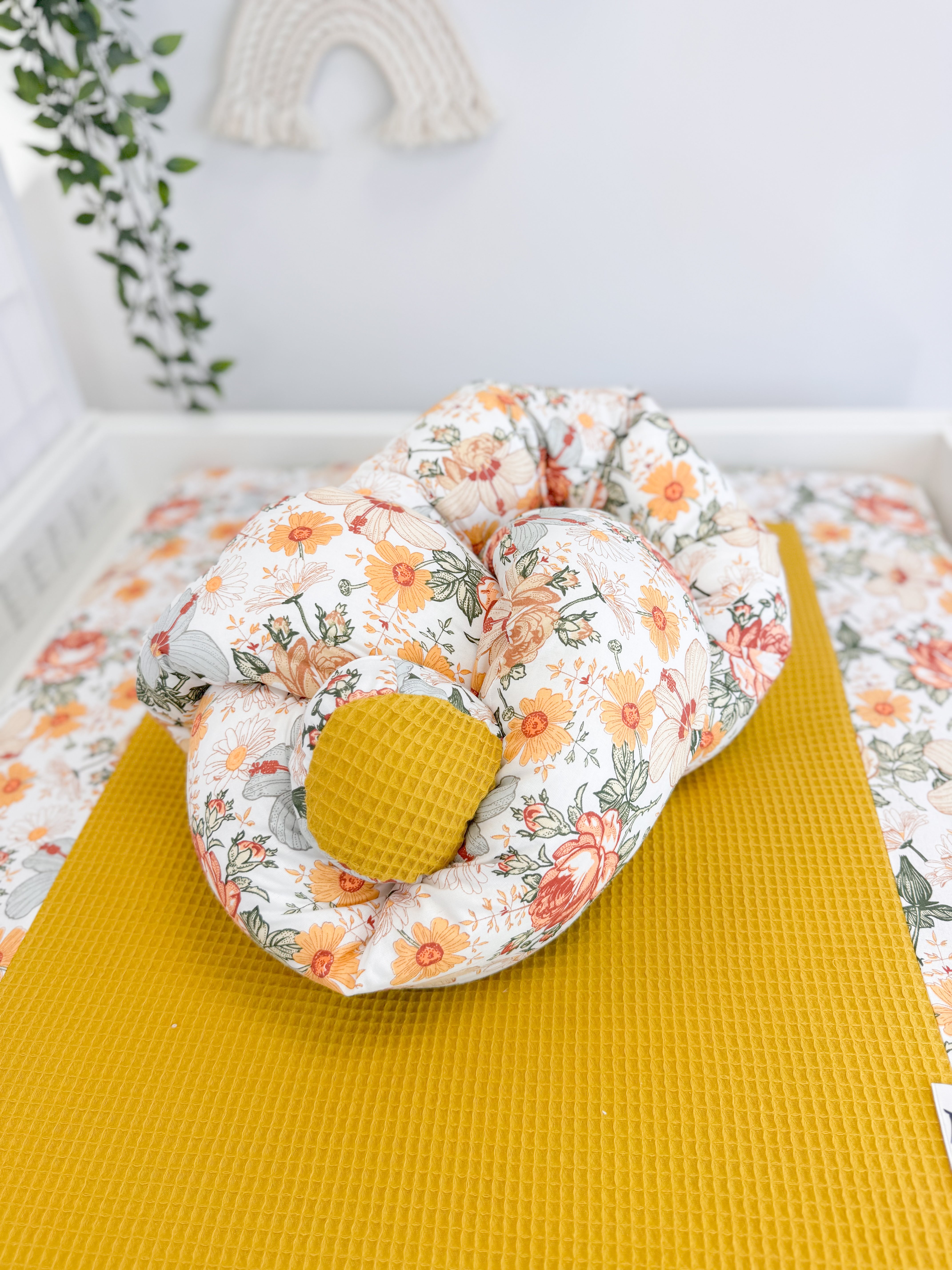 Cotton changing pad - Autumn Flowers