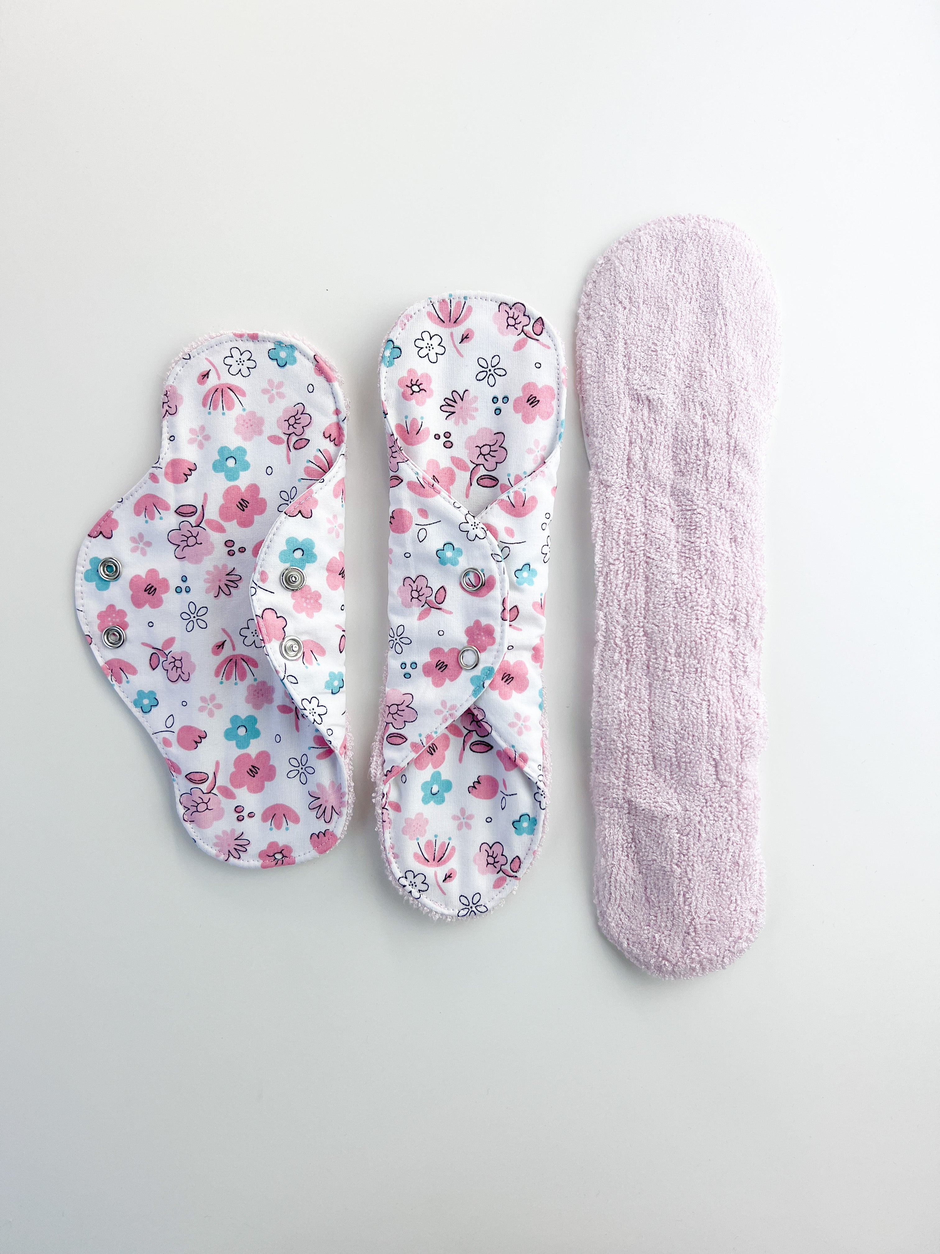 Menstrual cloth pads - Light pink