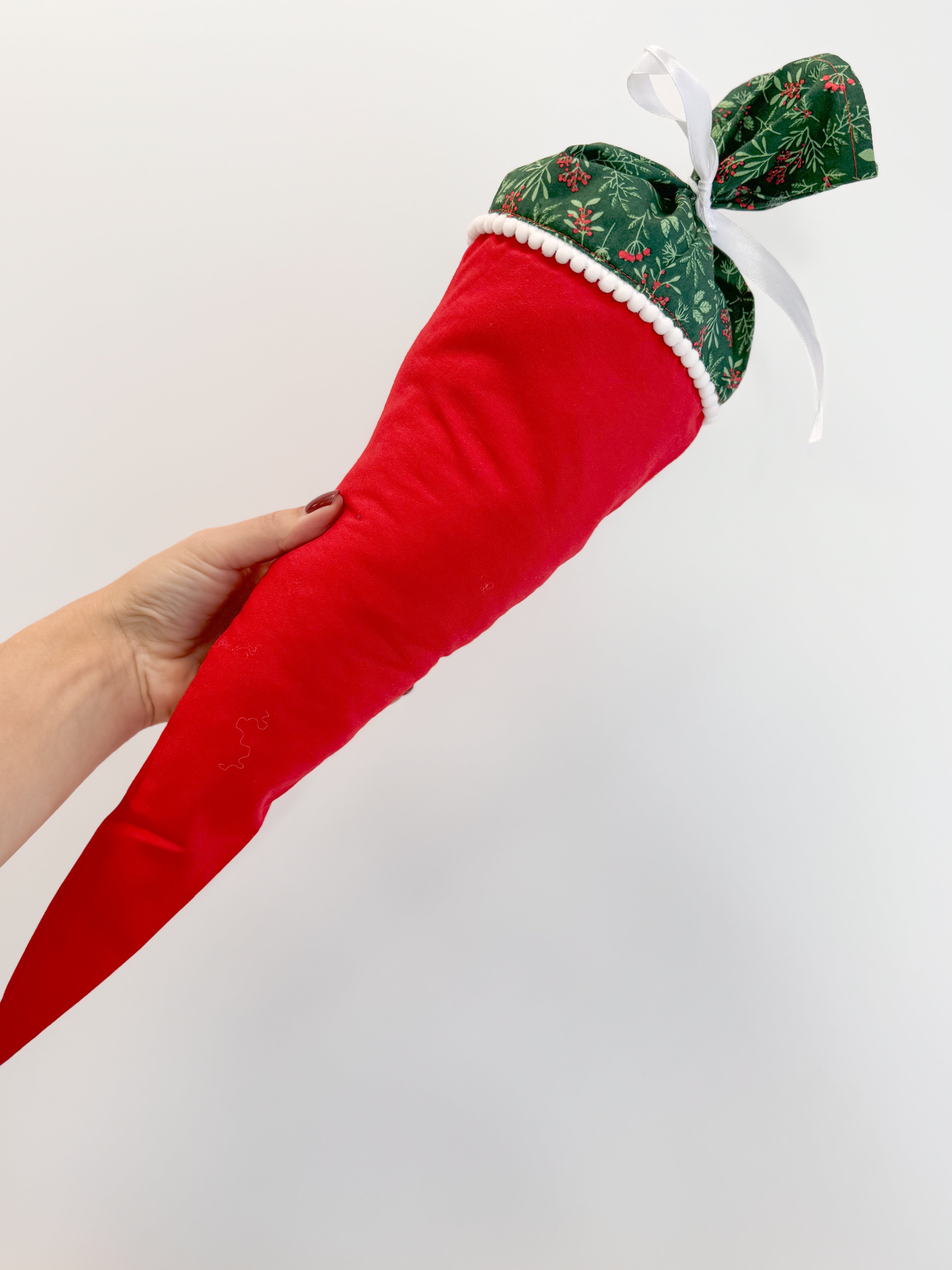 Christmas candy cone -Red Christmas