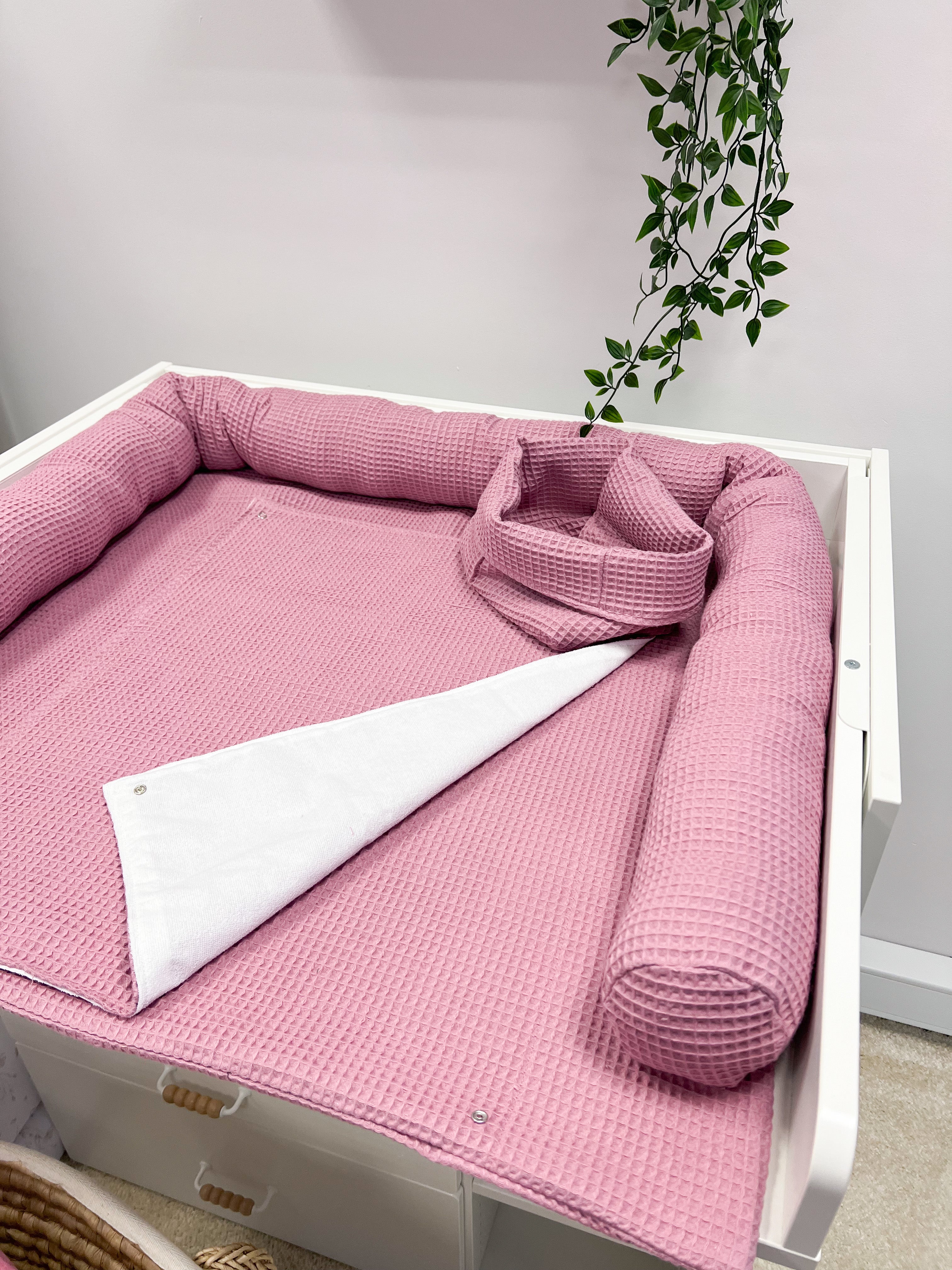 Cotton changing pad - Classic Rose pink