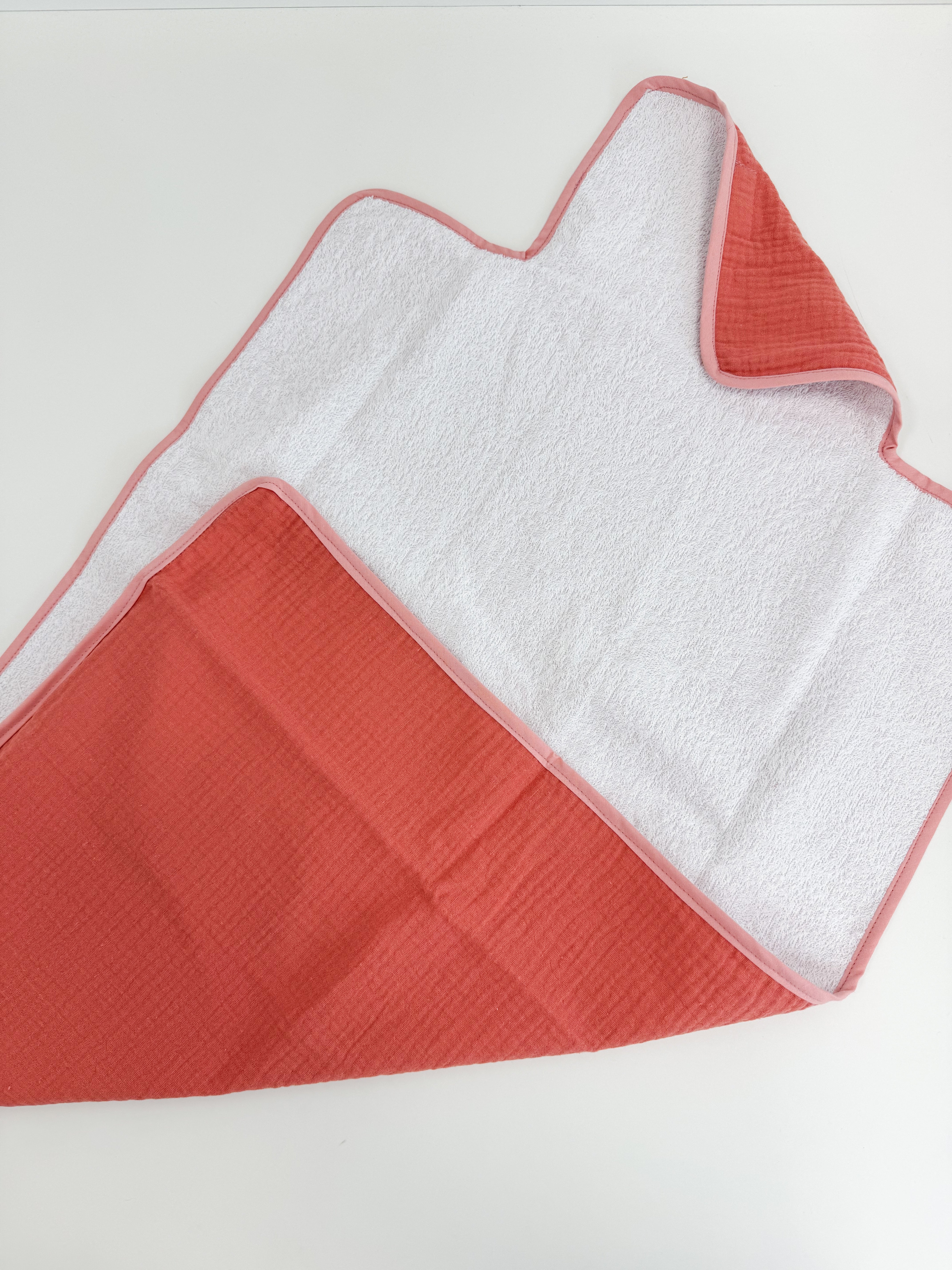 Travel changing sheet - Salmon pink