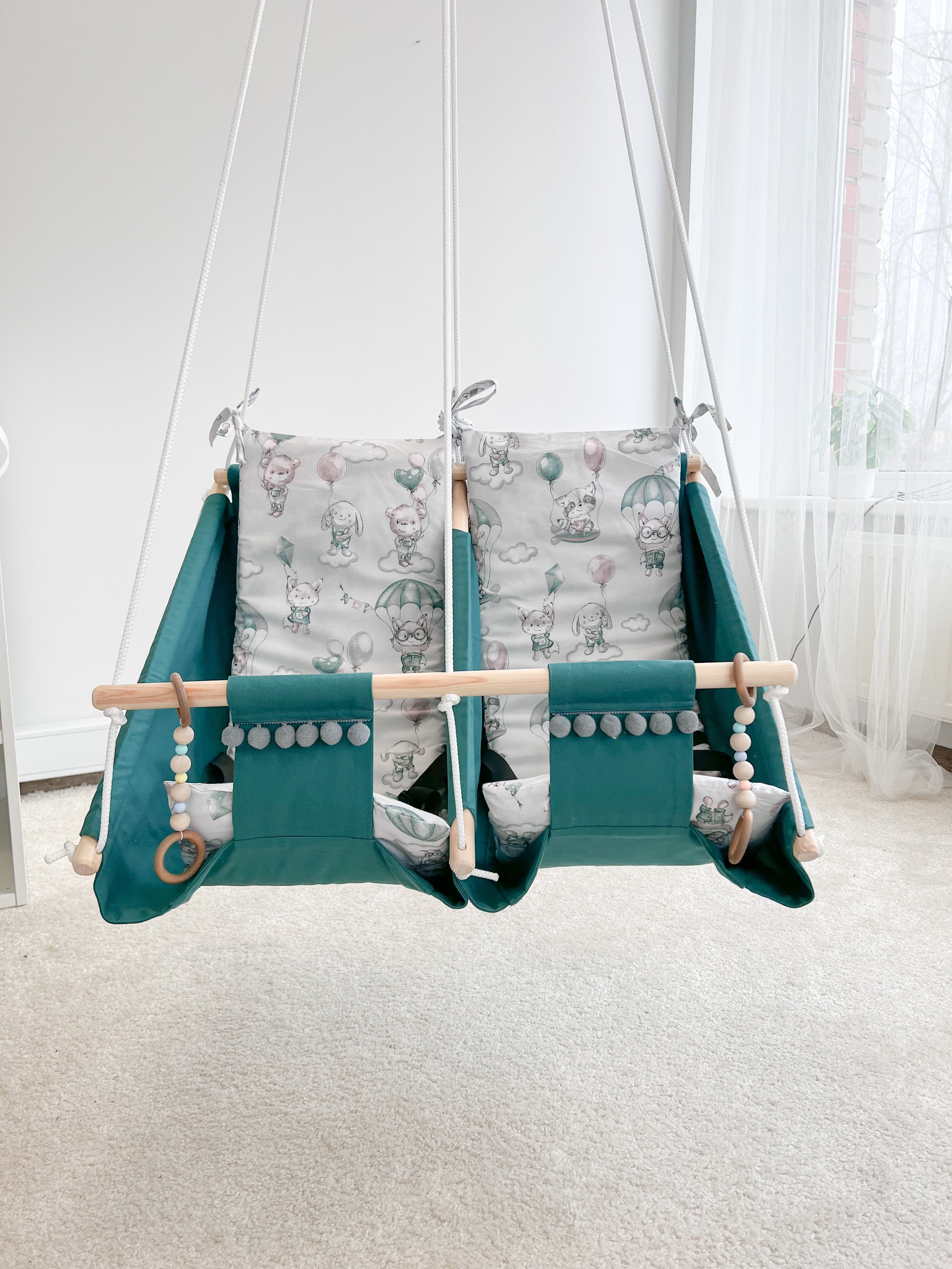 Twin hammock swing "Childhood"
