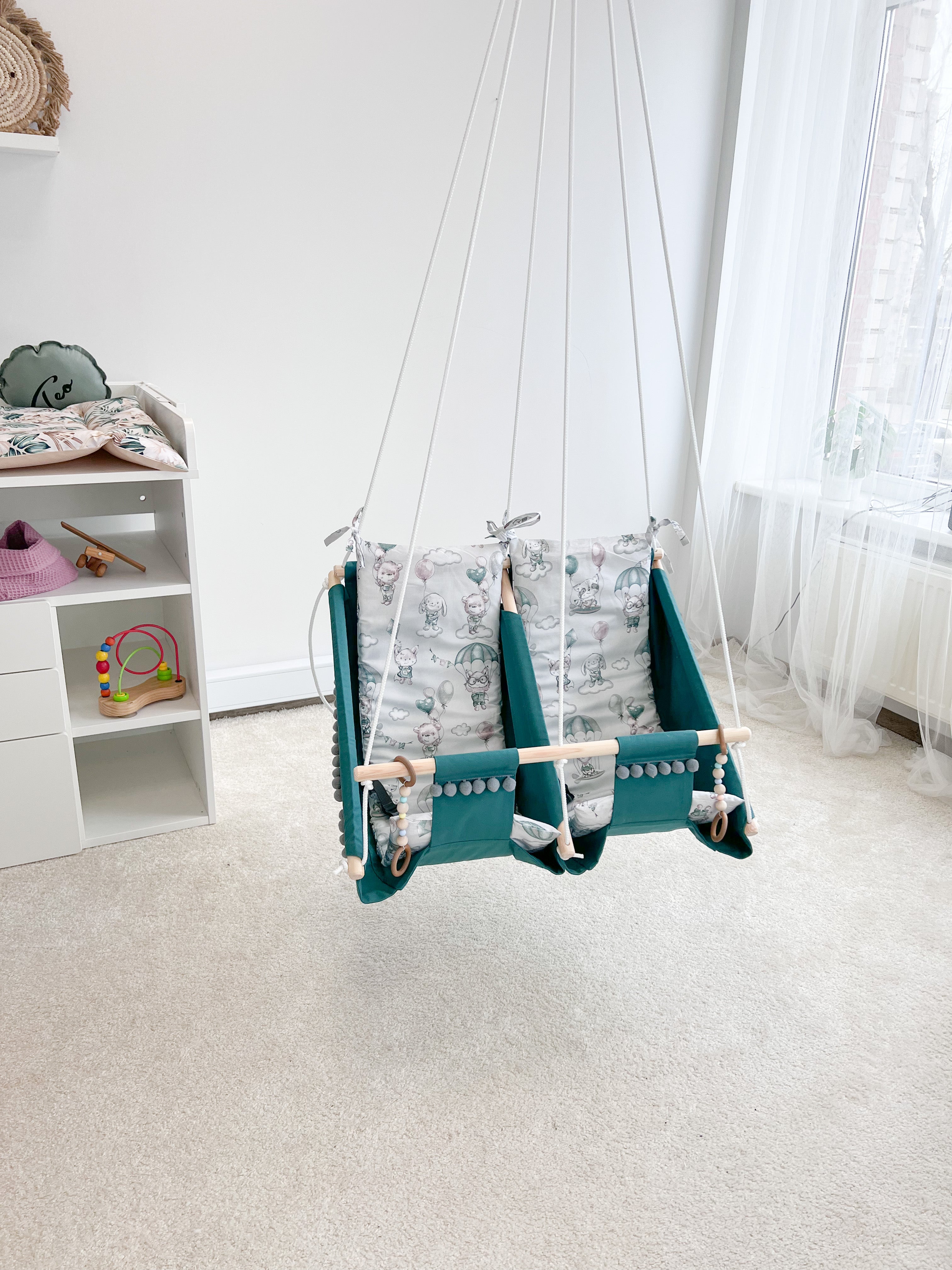 Twin hammock swing "Childhood"